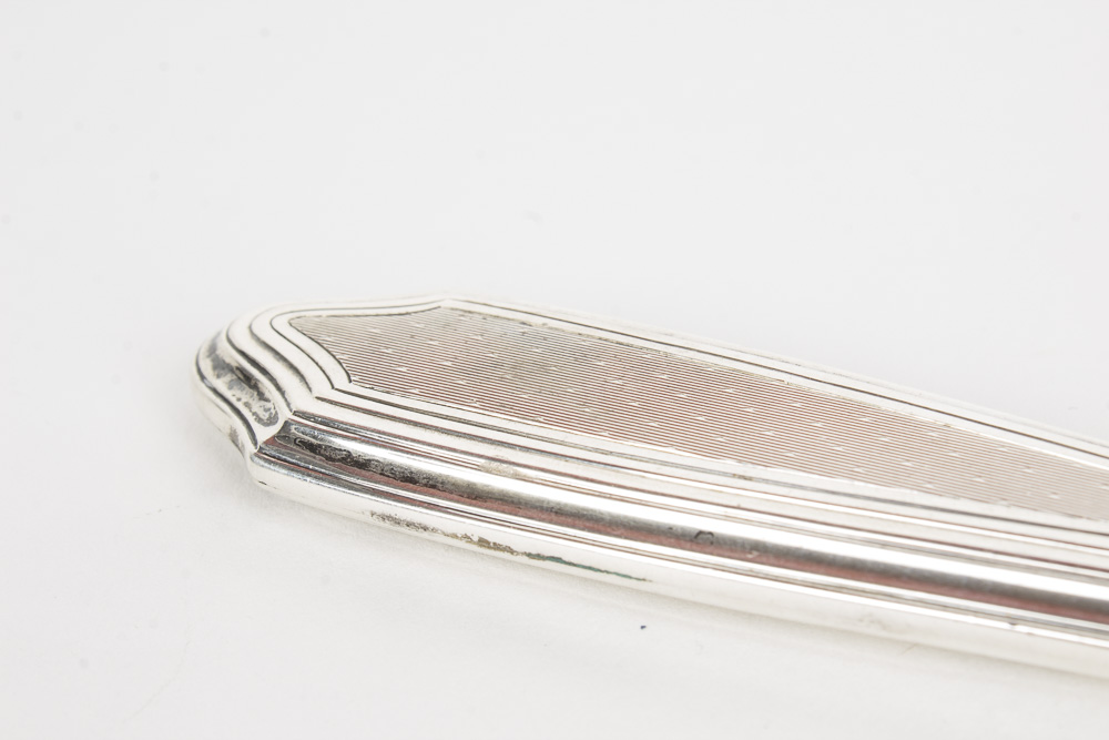 Vintage Tiffany and Co. Sterling Silver Hand Mirror and Vanity Tray