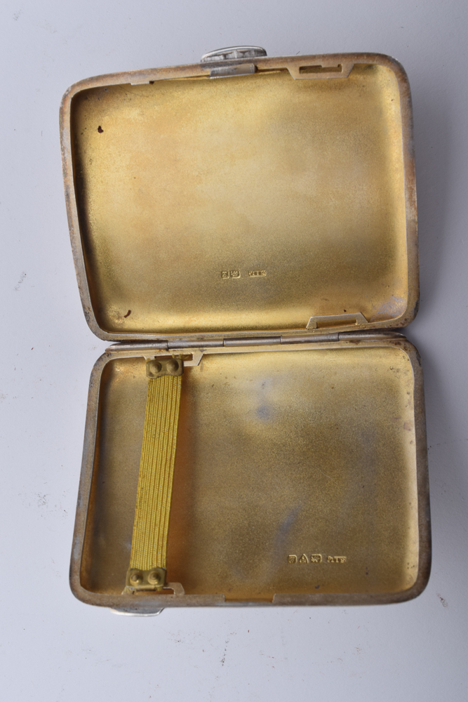 1911 Stokes & Ireland Ltd. Sterling Silver Cigarette Case with Match Safe