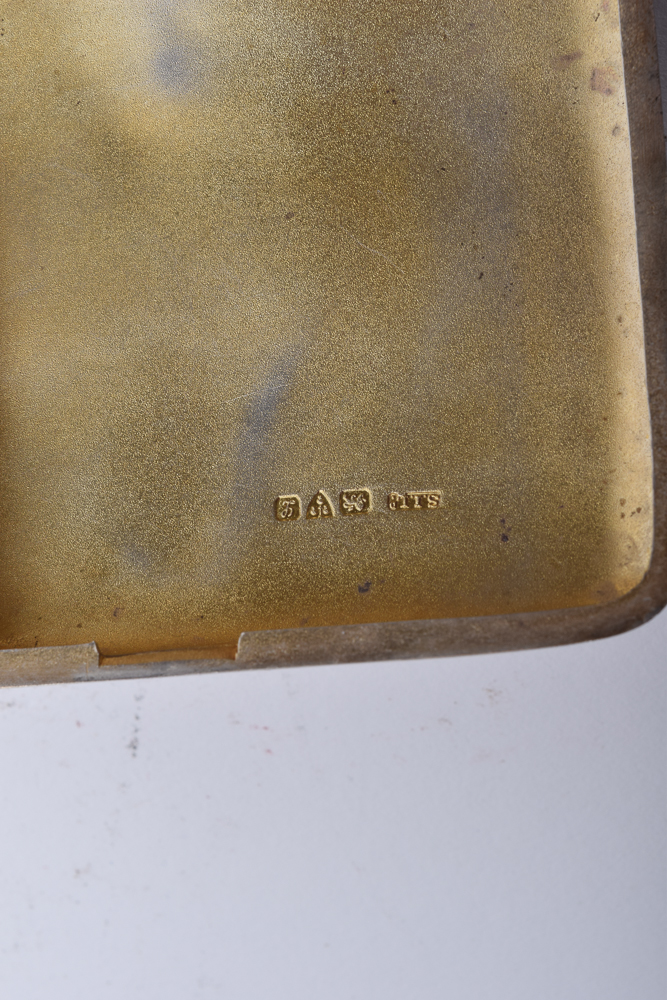 1911 Stokes & Ireland Ltd. Sterling Silver Cigarette Case with Match Safe