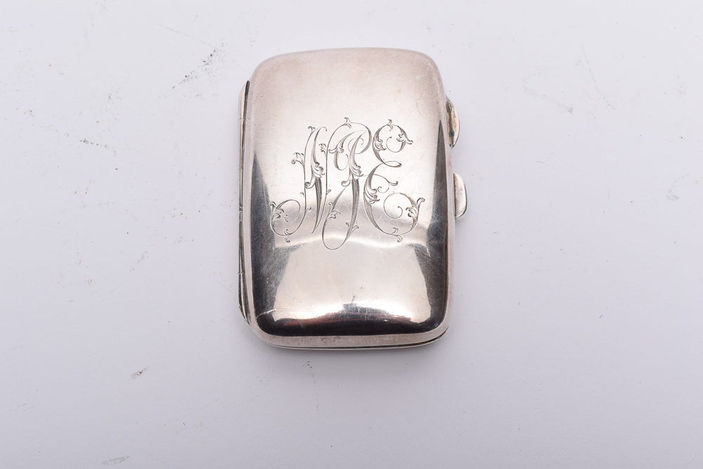 1911 Stokes & Ireland Ltd. Sterling Silver Cigarette Case with Match Safe