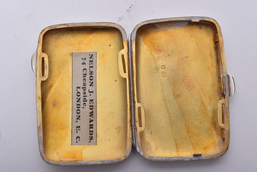 1911 Stokes & Ireland Ltd. Sterling Silver Cigarette Case with Match Safe