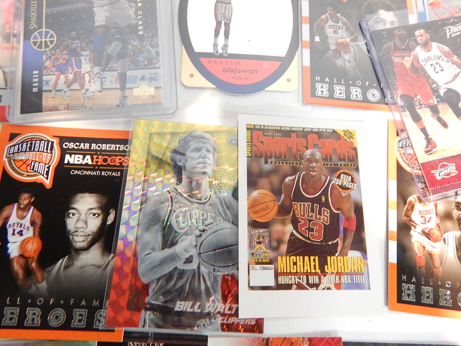 NBA Basketball Collection with Cards, Autographs, RC's, Stars, Starting Lineups