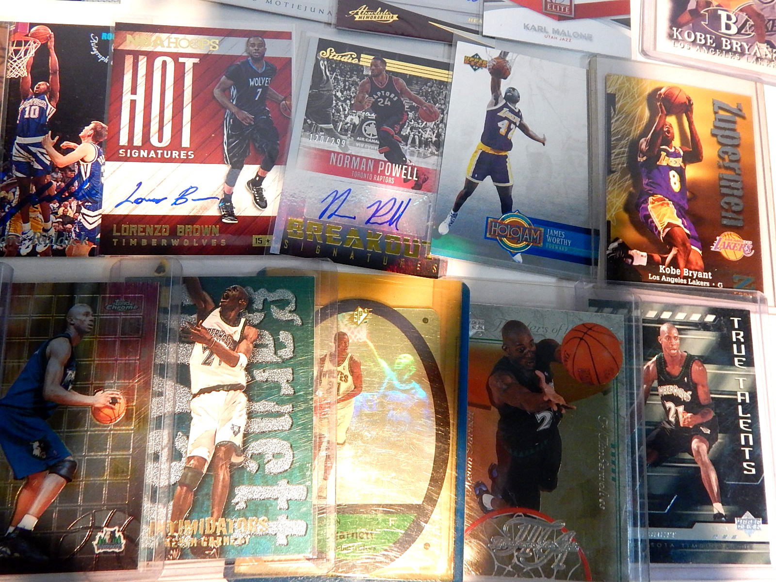 NBA Basketball Collection with Cards, Autographs, RC's, Stars, Starting Lineups