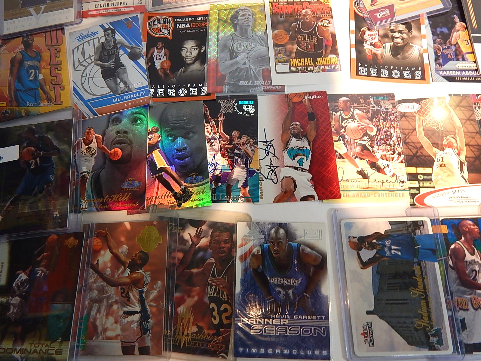 NBA Basketball Collection with Cards, Autographs, RC's, Stars, Starting Lineups