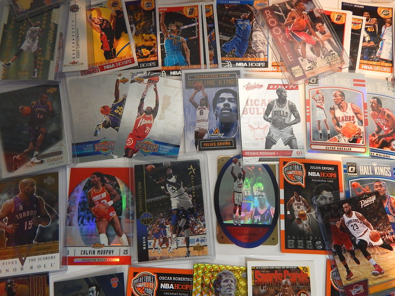 NBA Basketball Collection with Cards, Autographs, RC's, Stars, Starting Lineups