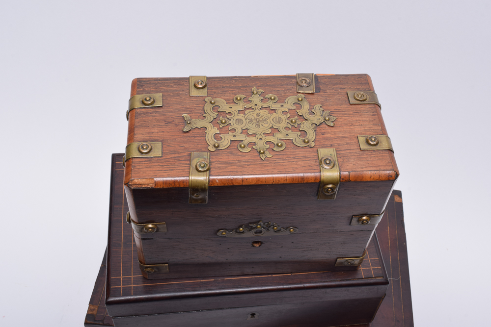 Vintage Wood Valet Boxes