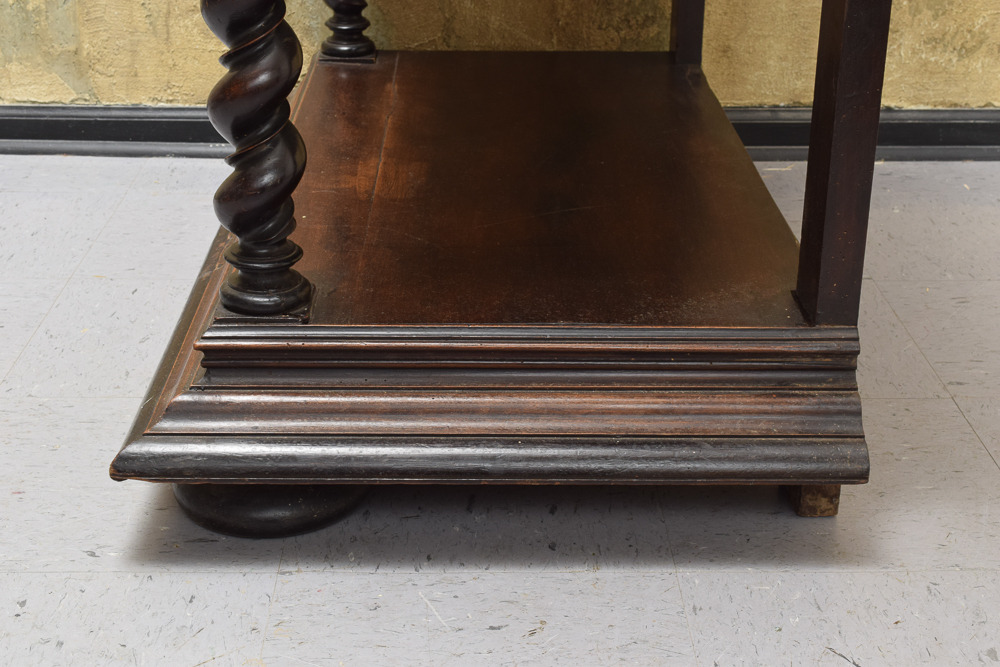 Barley Twist French Henri II Style Marble Top Trolley EBTH
