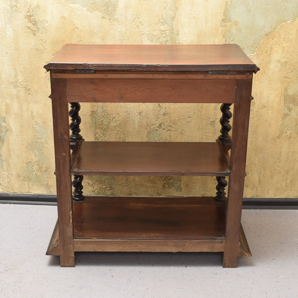 Barley Twist French Henri II Style Marble Top Trolley EBTH