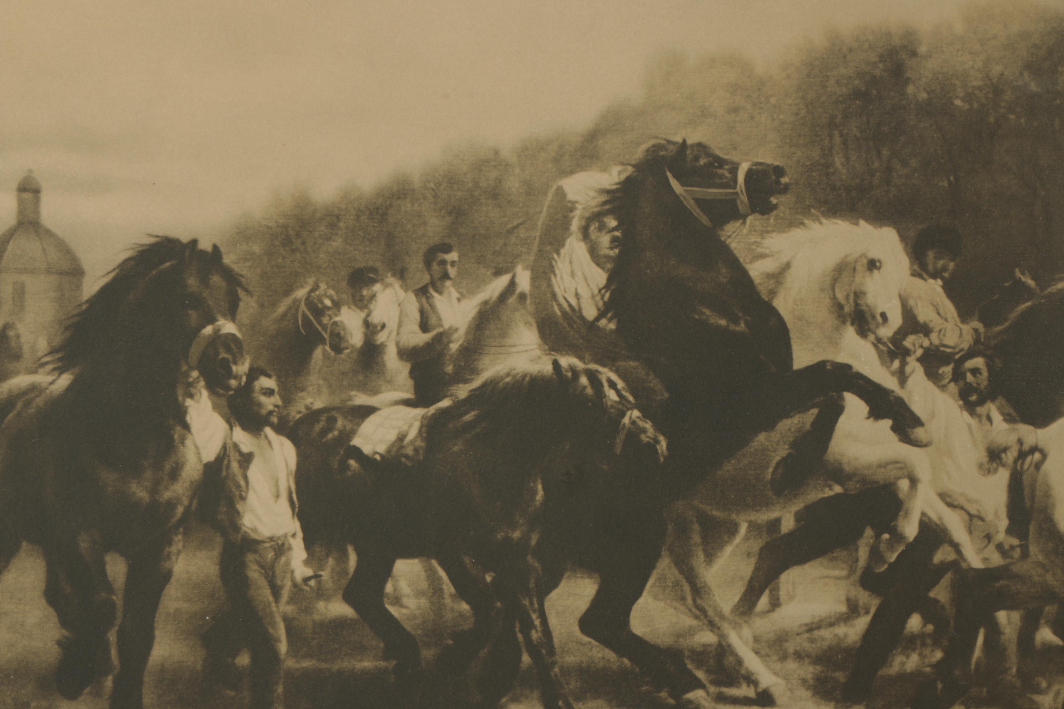 Photogravure After Rosa Bonheur's Painting "The Horse Fair"