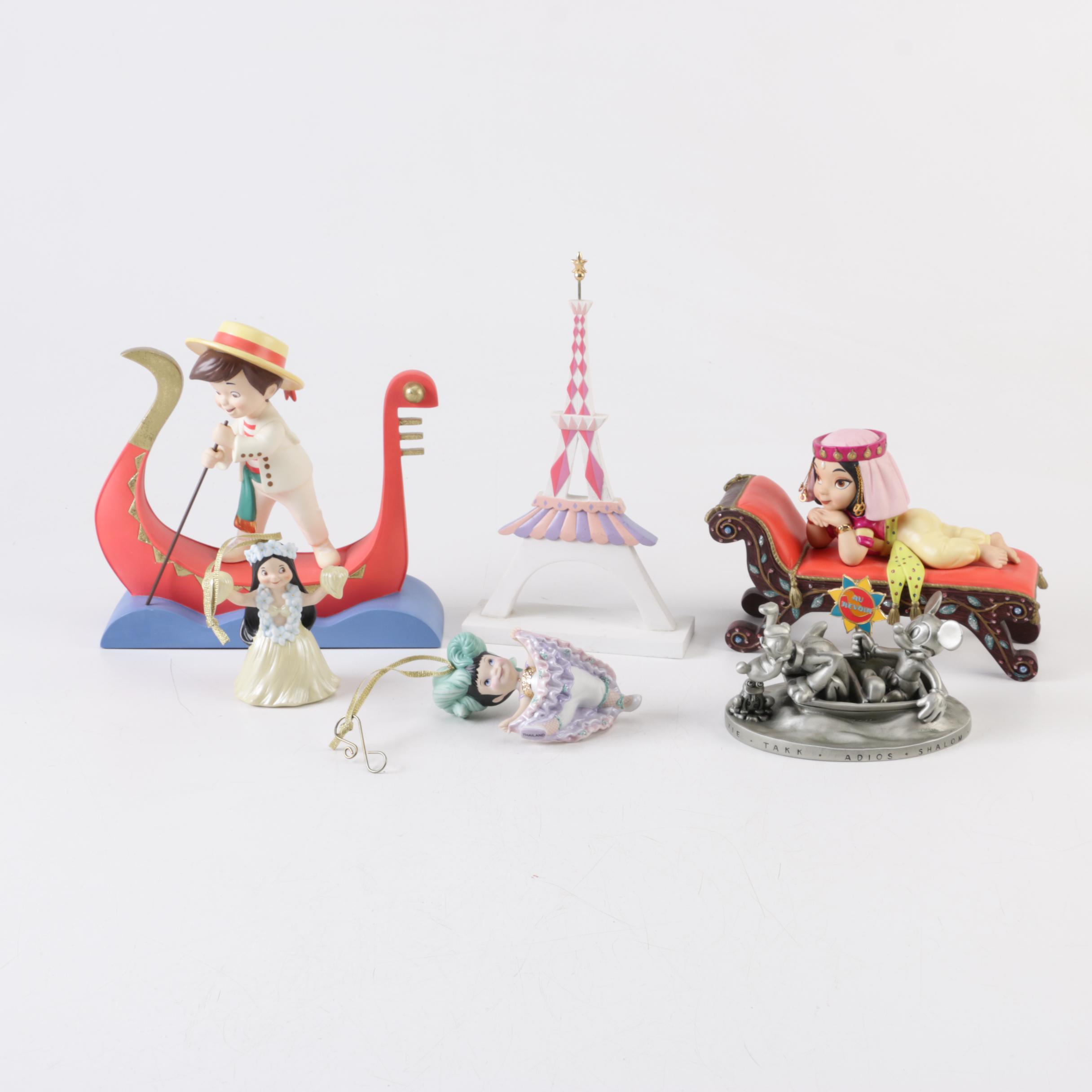 Assortment of Disney's "It's a Small World After All" Figurines