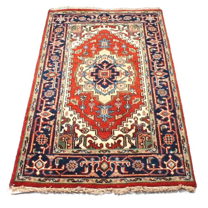 3' x 5' Hand-Knotted Bakhshayesh Heriz Accent Rug