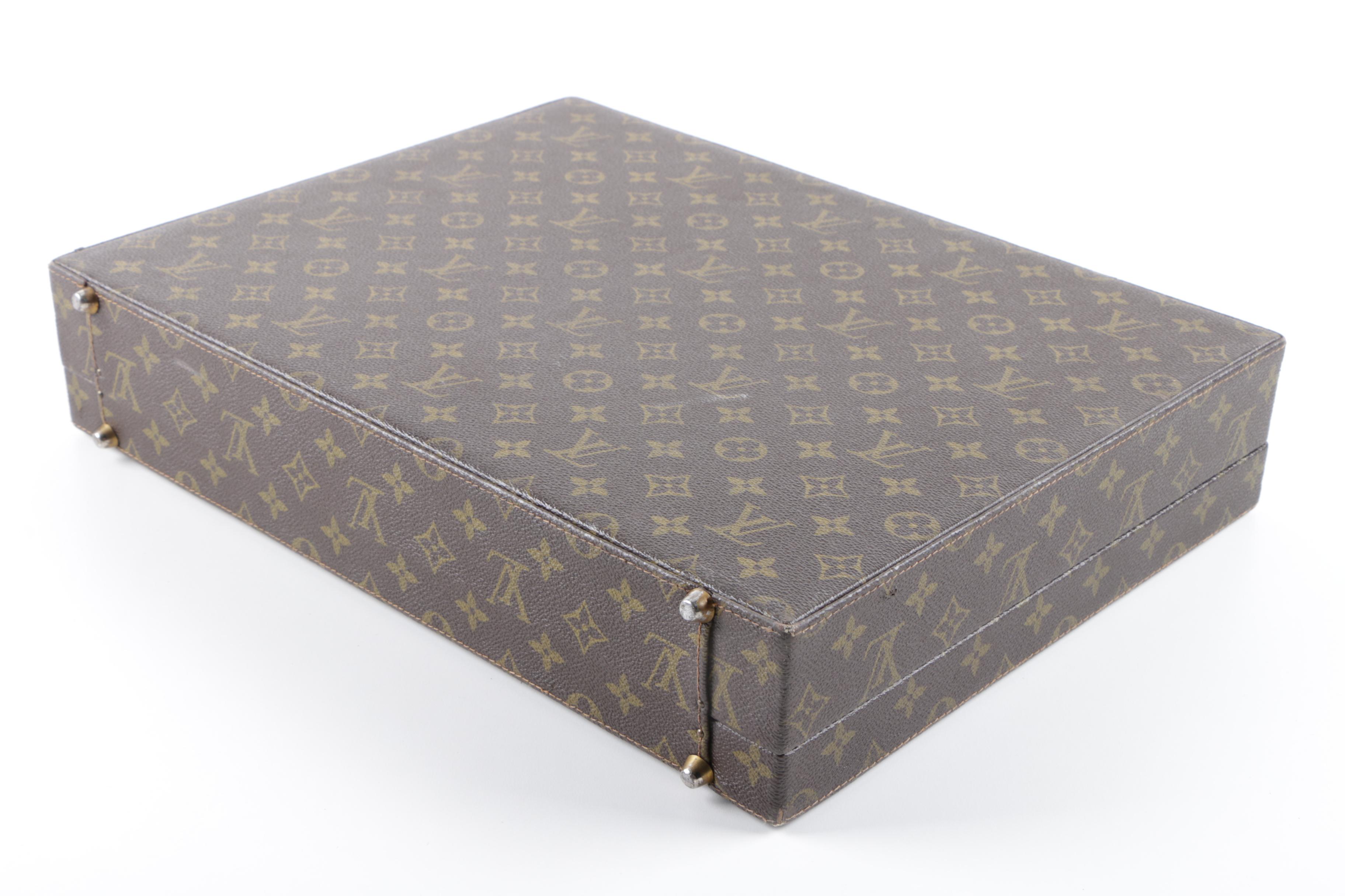 1983 Vintage Louis Vuitton Monogram Canvas President Briefcase