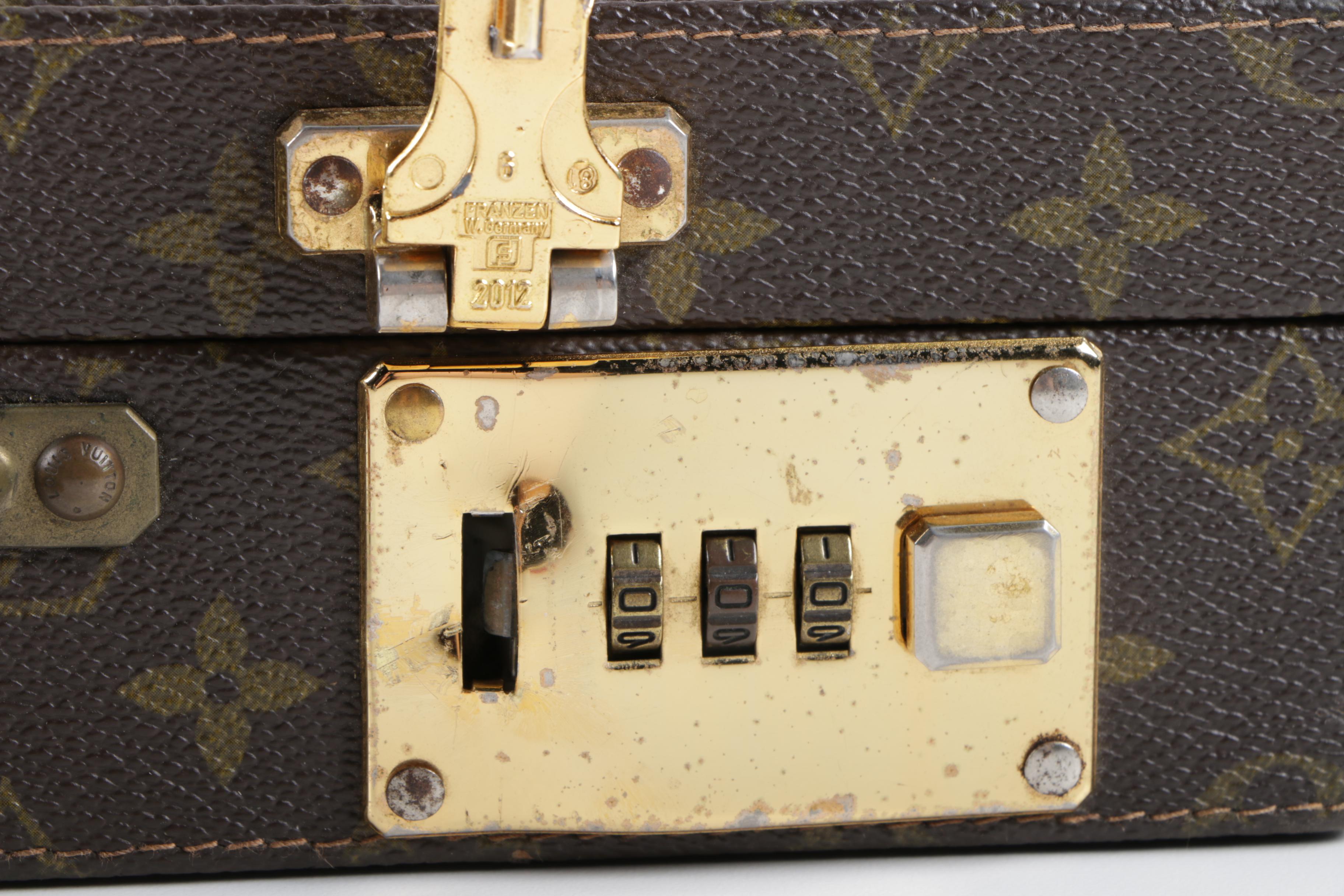 1983 Vintage Louis Vuitton Monogram Canvas President Briefcase