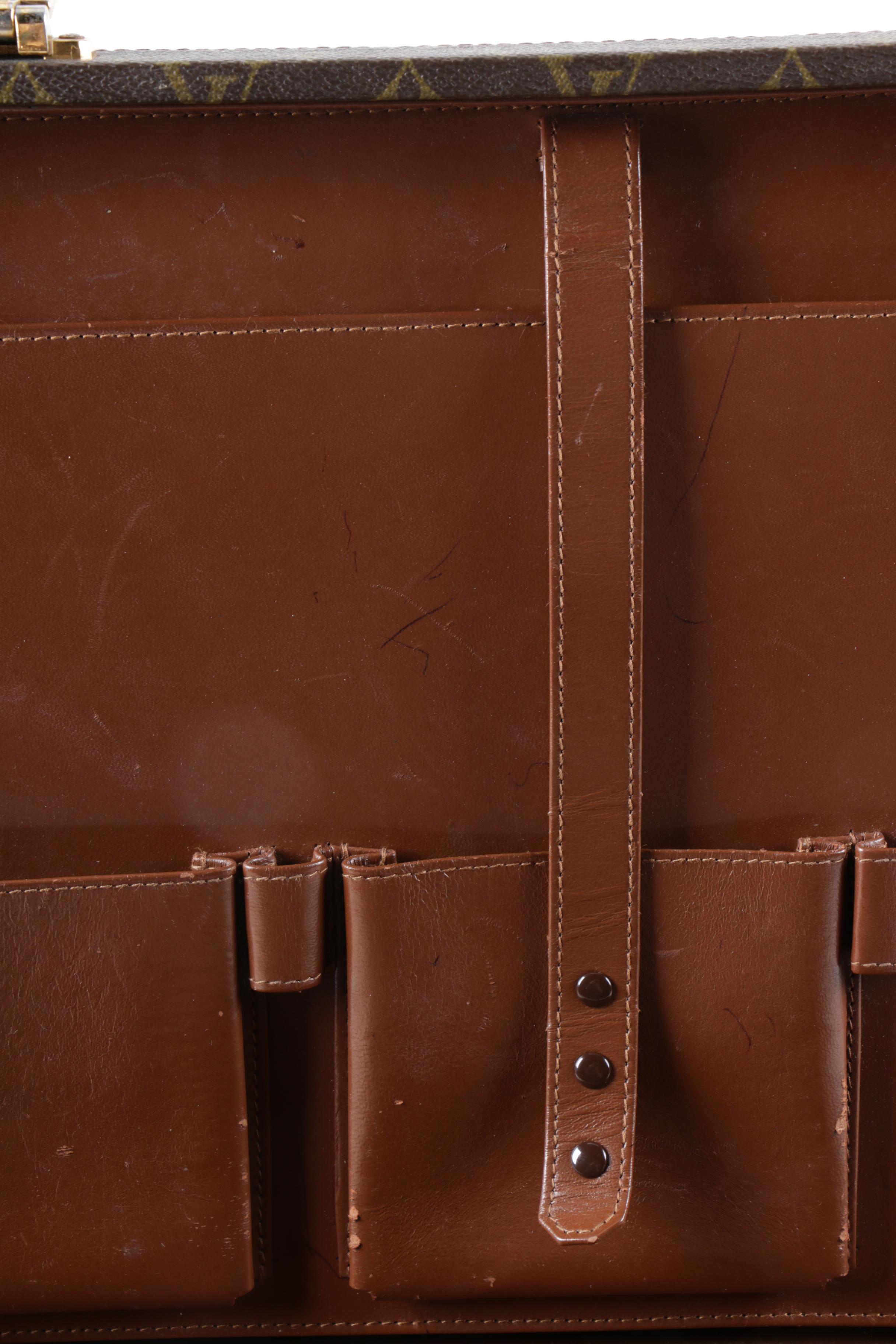 1983 Vintage Louis Vuitton Monogram Canvas President Briefcase