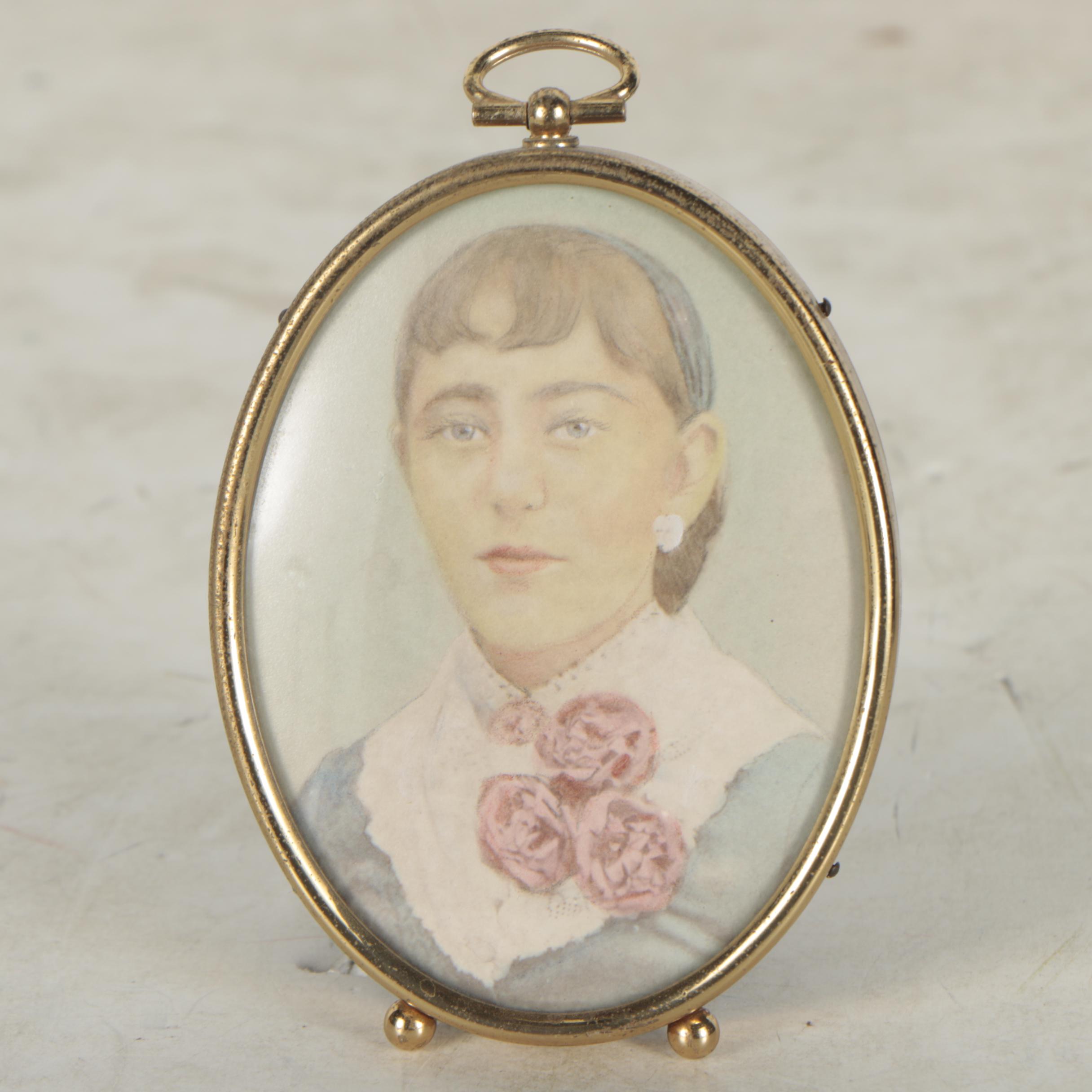 Antique Crayon Portrait