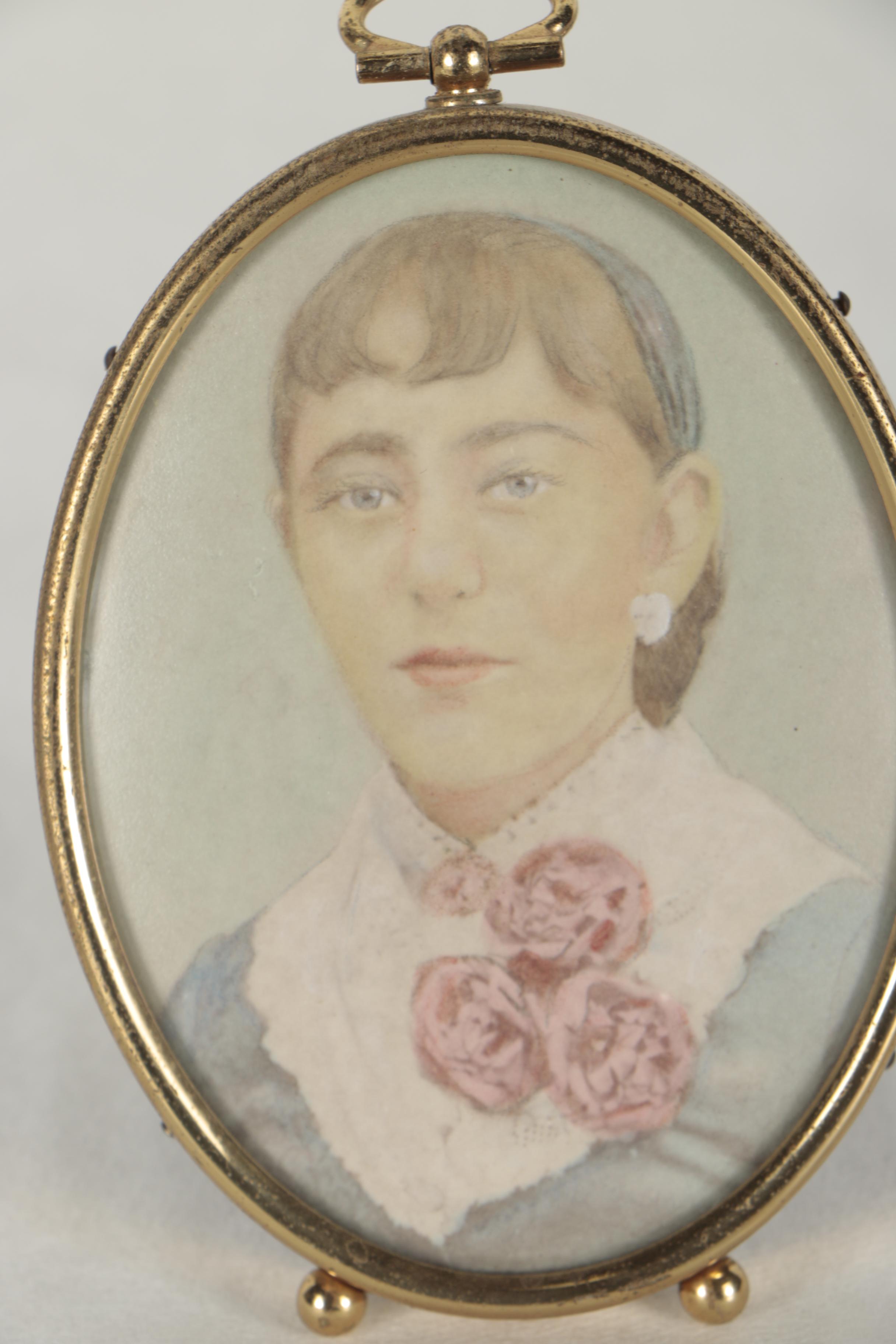 Antique Crayon Portrait