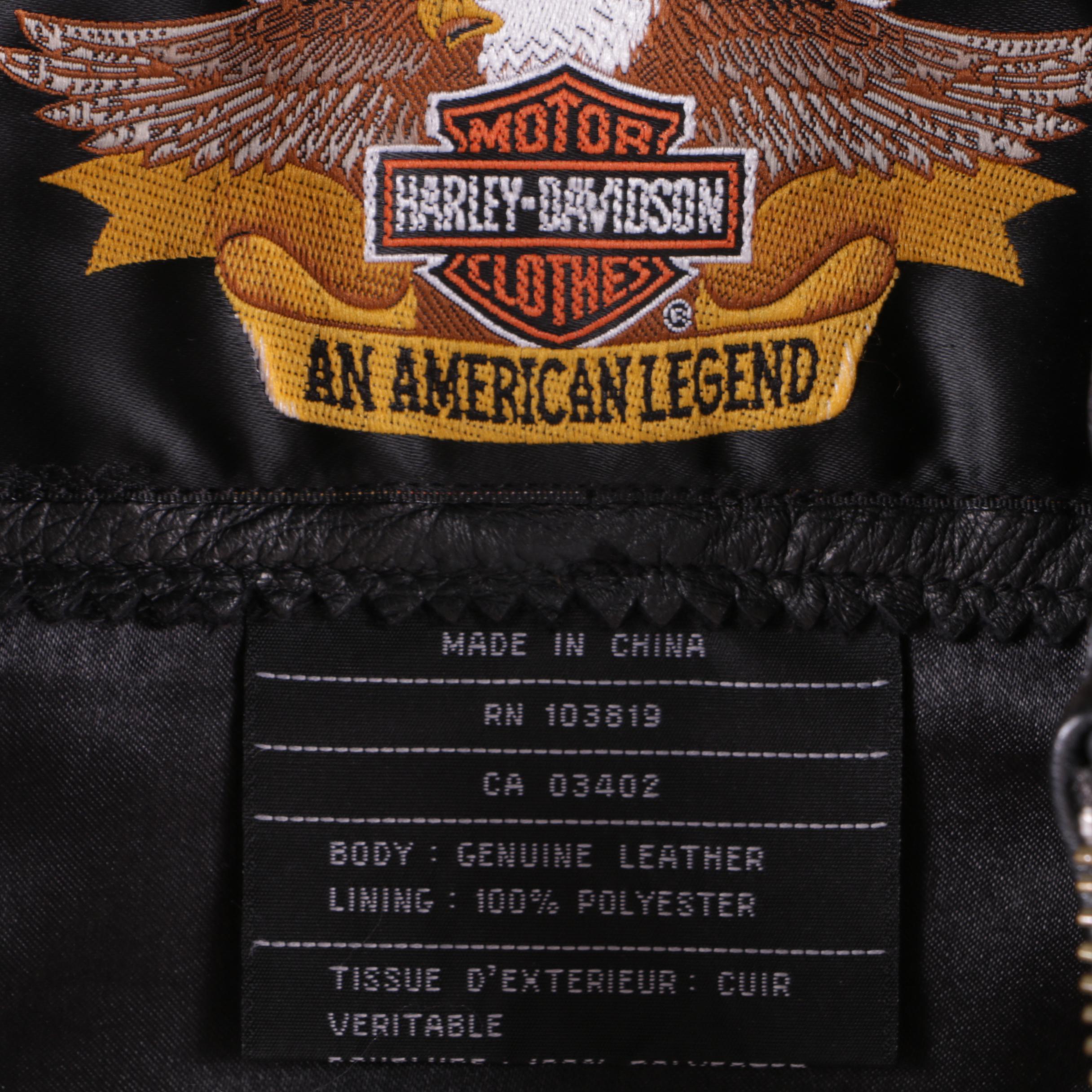 Women's Harley-Davidson Black Leather Jacket