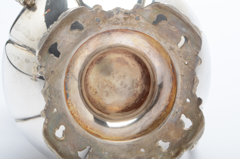 Wallace "Grand Baroque" Three-Piece Sterling Silver Tea Set