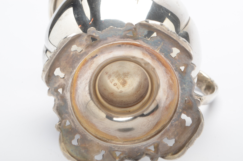 Wallace "Grand Baroque" Three-Piece Sterling Silver Tea Set