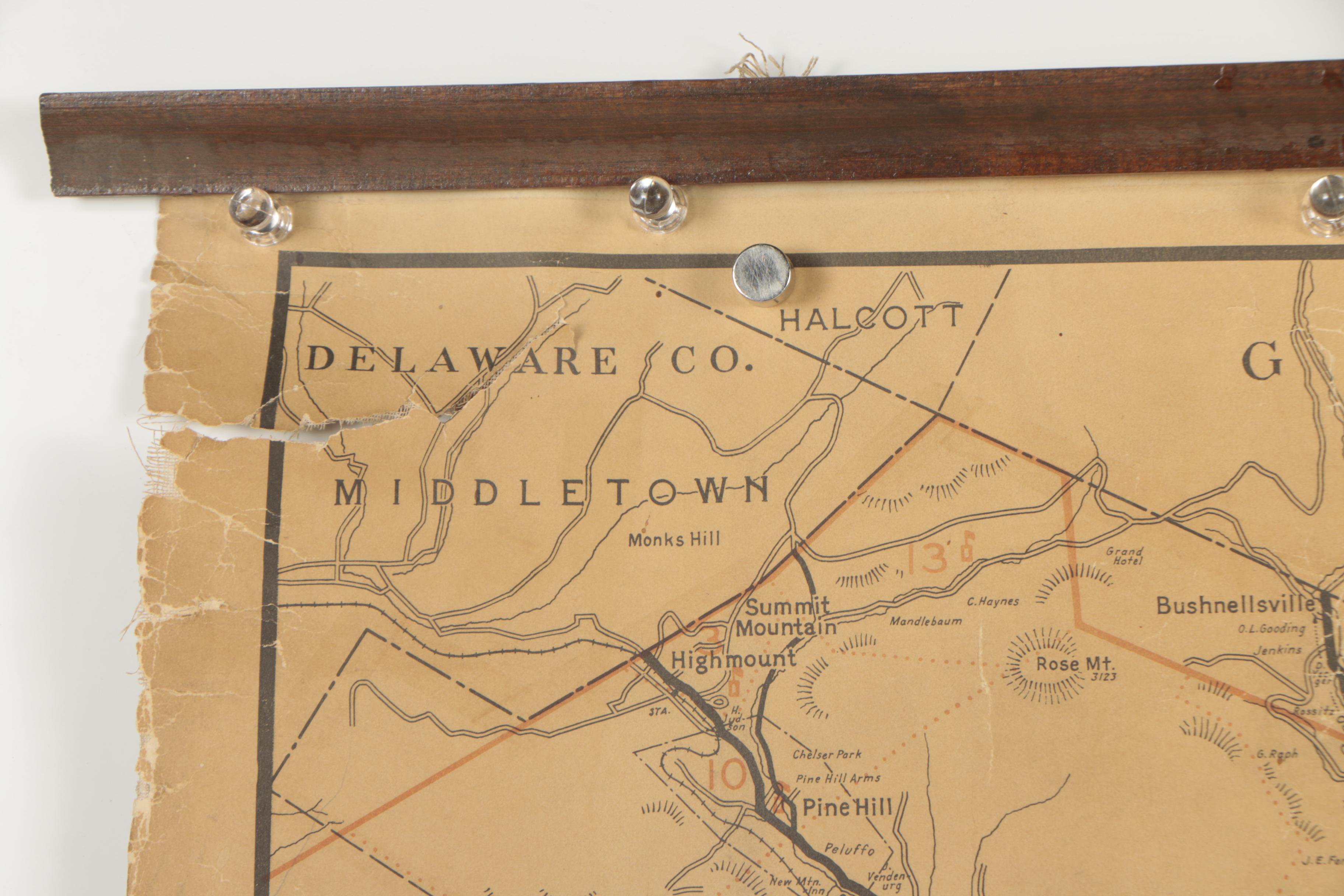 Antique Dolph & Stewart Map of Ulster County, New York