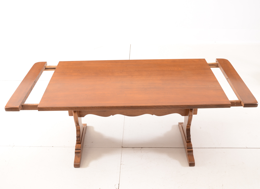 Ethan Allen Trestle Dining Set