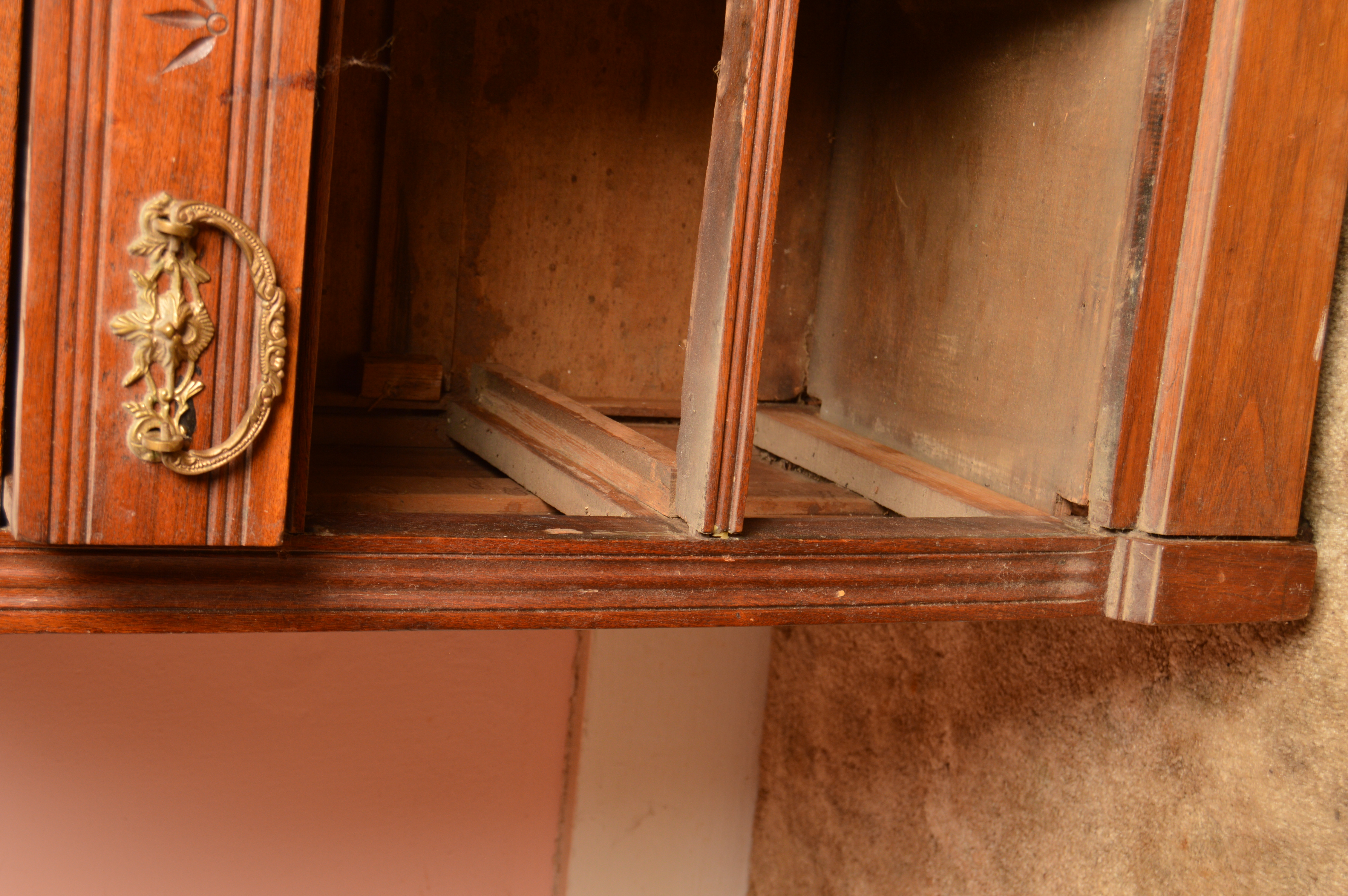 Antique Eastlake Marble Top Wash Stand