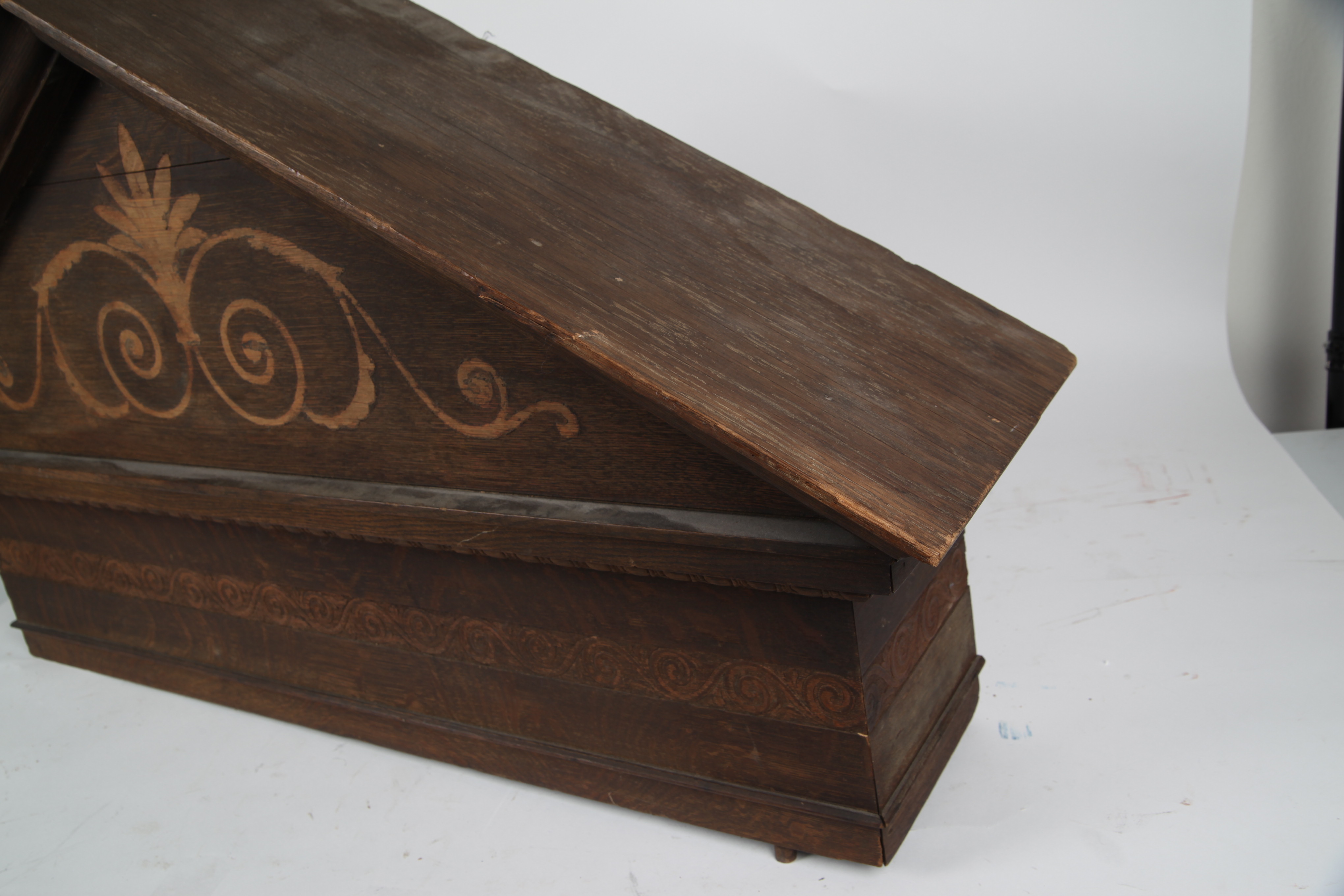 Decorative Wood Pediment Wall Hanging
