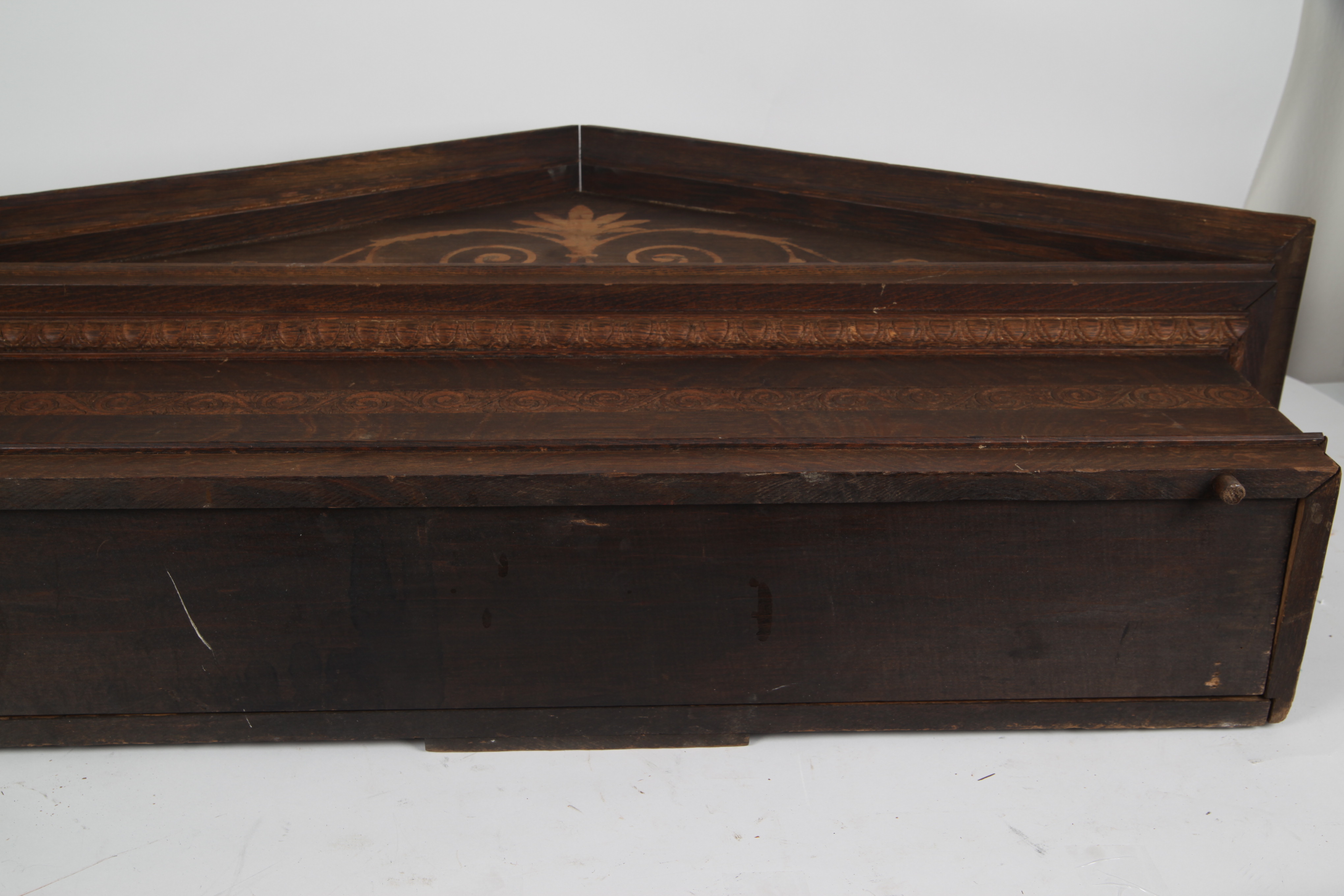 Decorative Wood Pediment Wall Hanging
