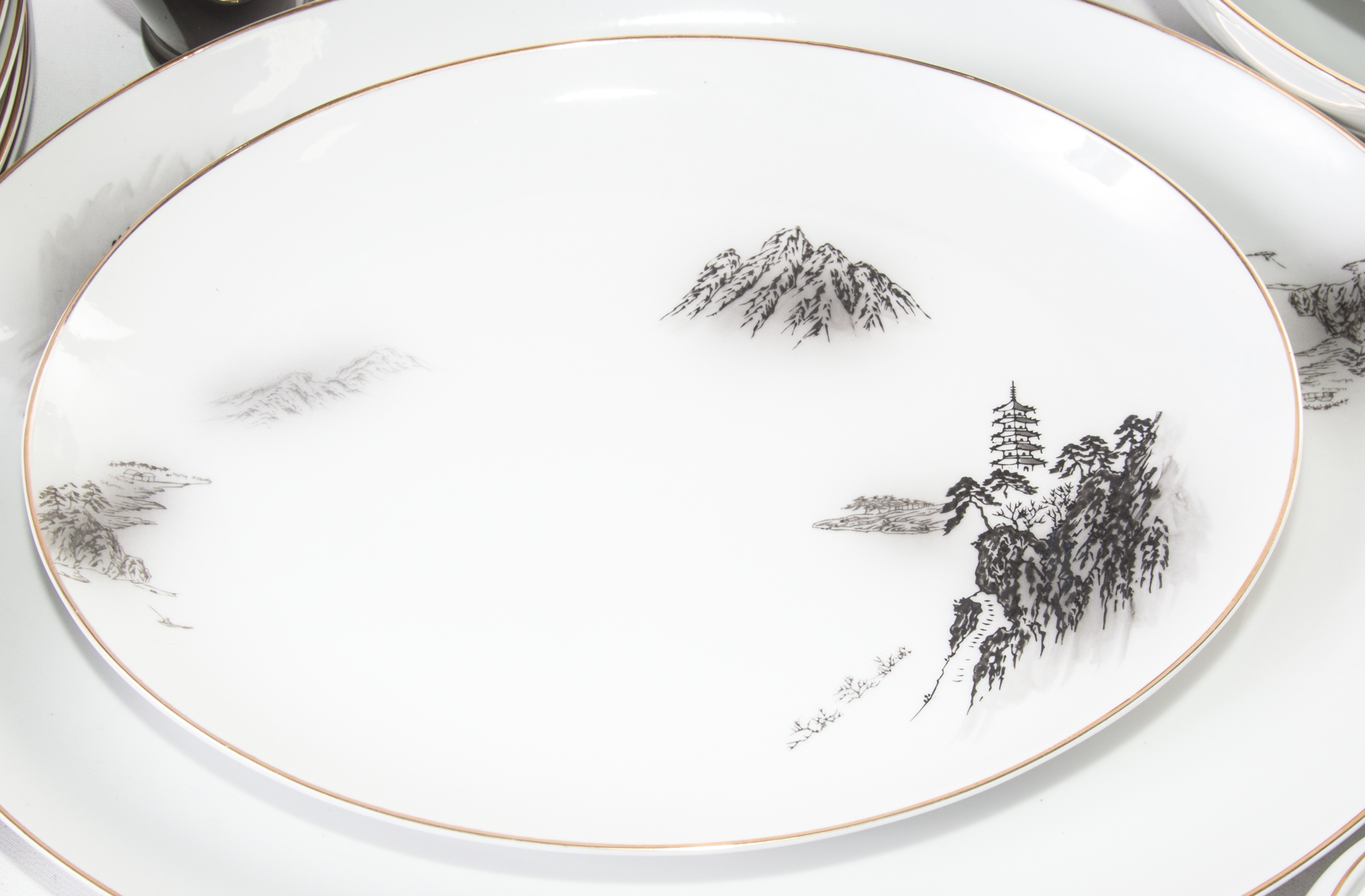 Vintage Hand-Painted Fukagawa Arita China From Japan
