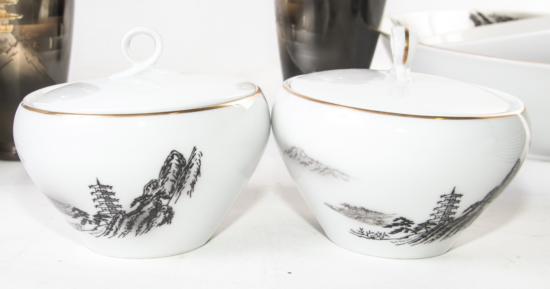 Vintage Hand-Painted Fukagawa Arita China From Japan