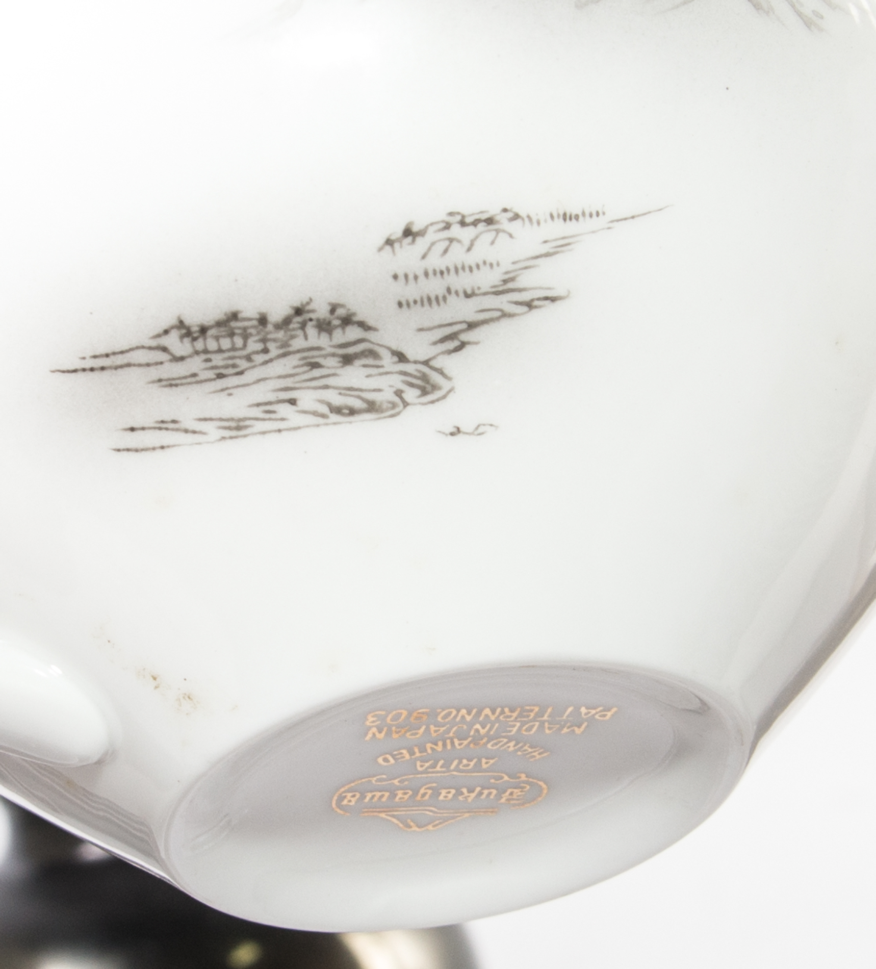 Vintage Hand-Painted Fukagawa Arita China From Japan