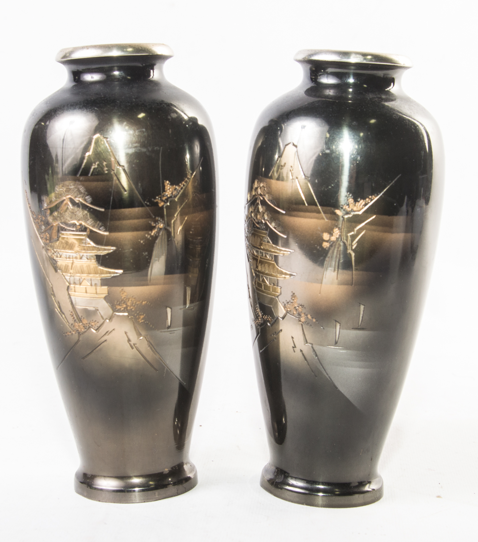 Vintage Hand-Painted Fukagawa Arita China From Japan