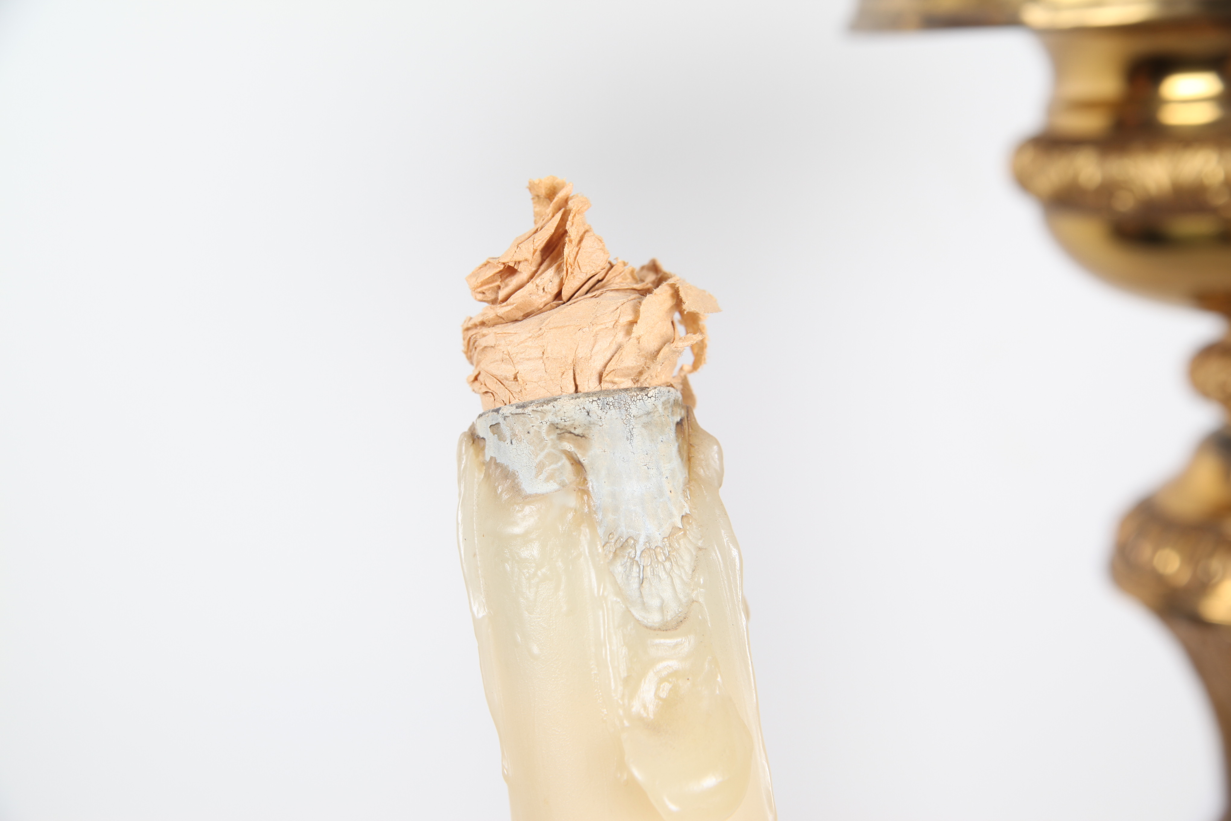 Brass Standing Altar Candle Holder