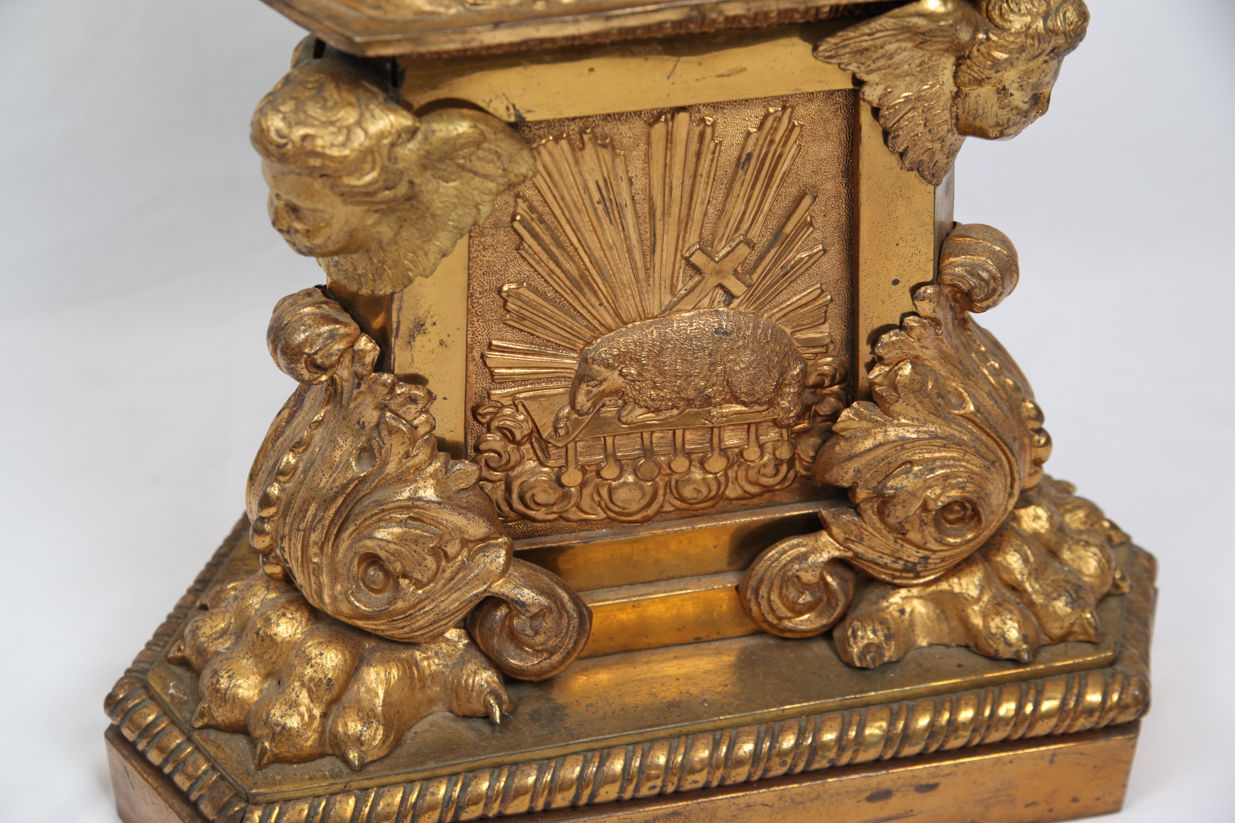 Brass Standing Altar Candle Holder