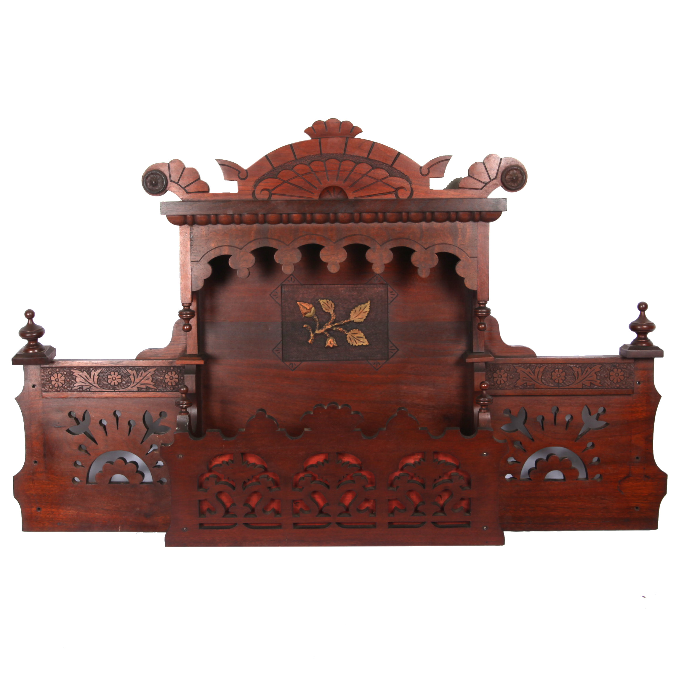 Antique Victorian East Lake Style Wall Shelf