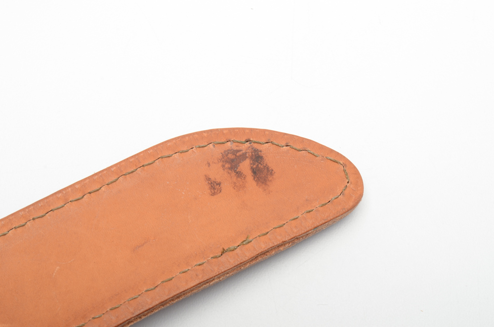 Vintage Western U.S.A. w36 Fixed Black Blade Knife