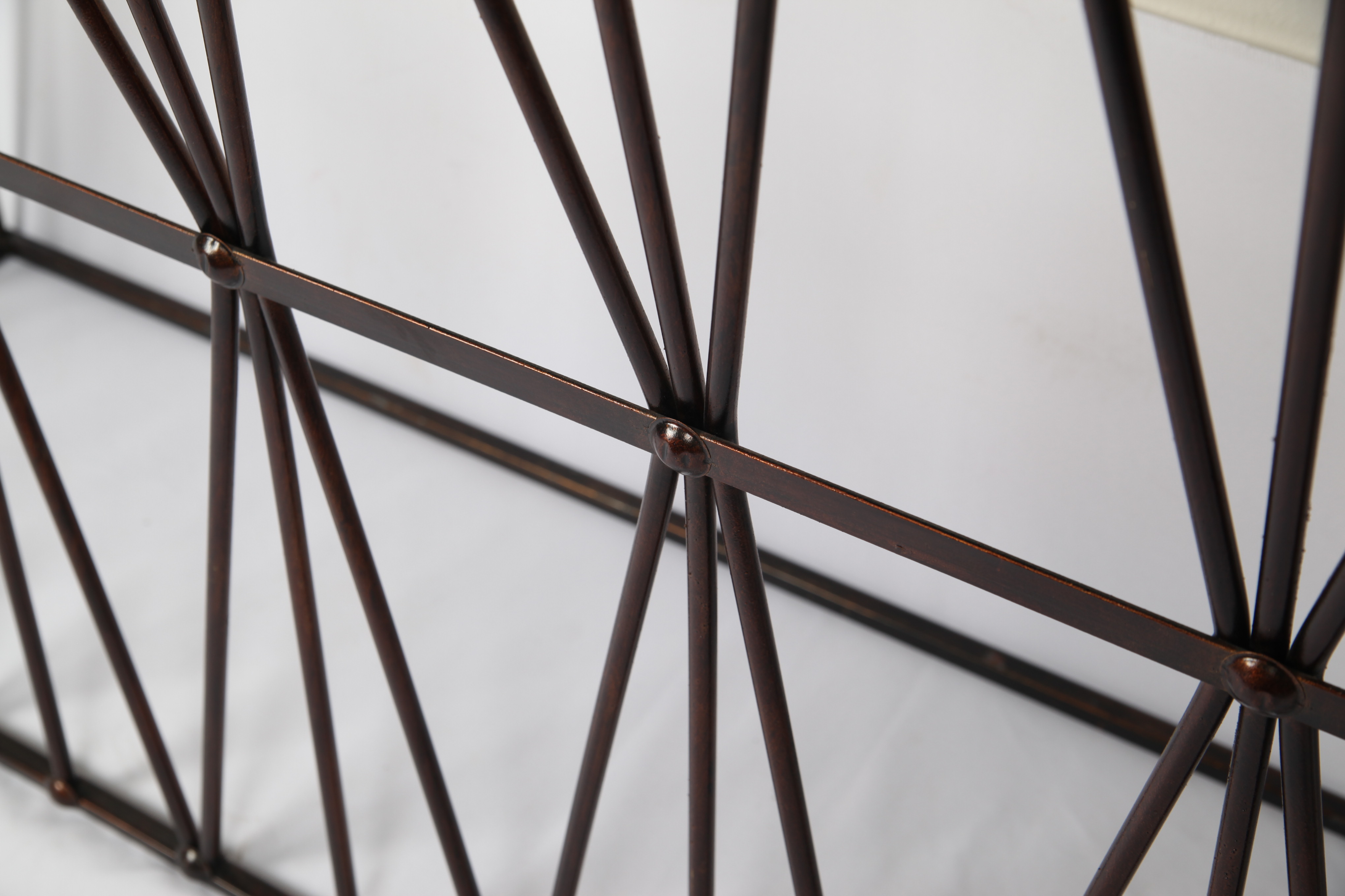 Contemporary Metal Console Table