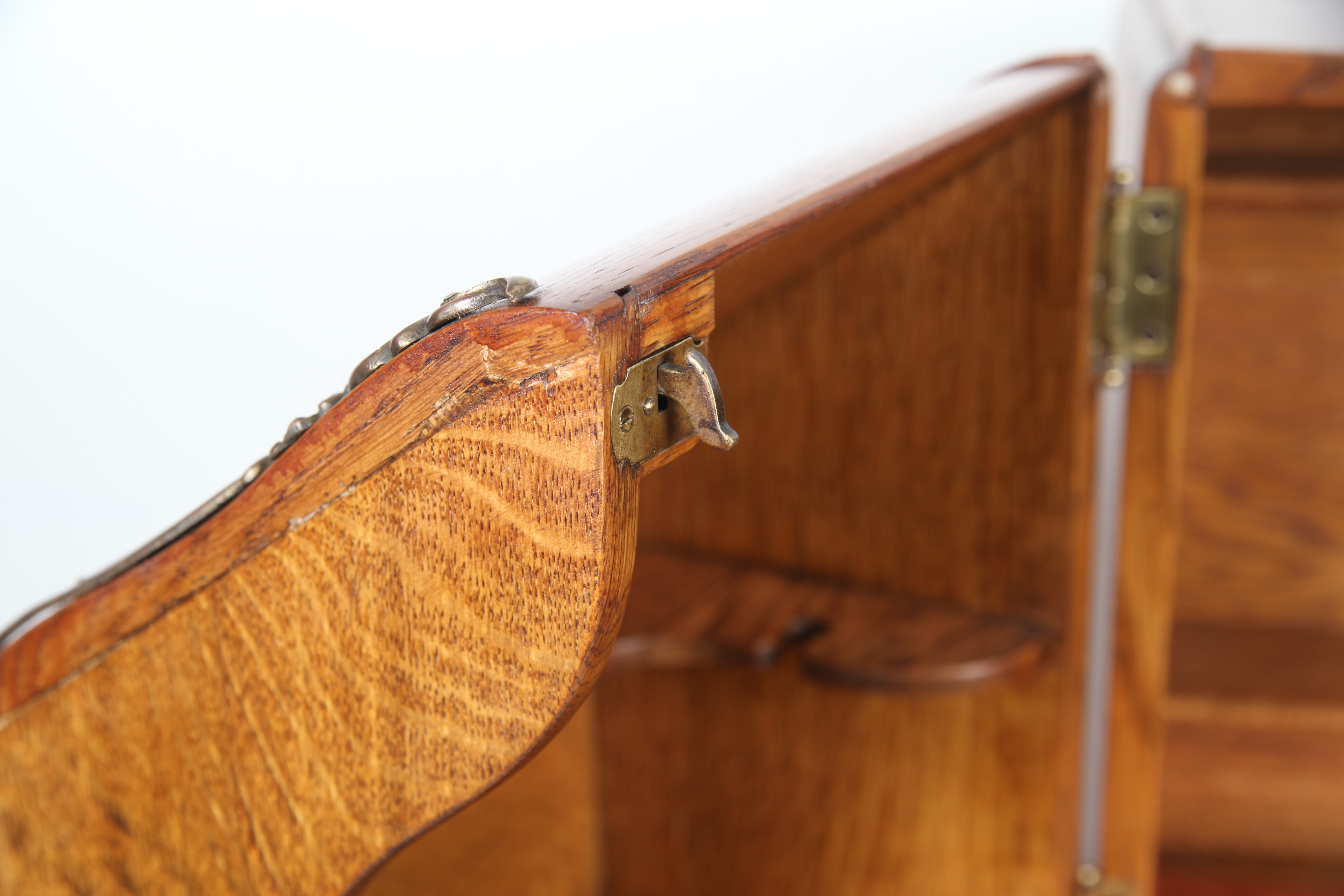 Art Nouveau Oak Bar Server