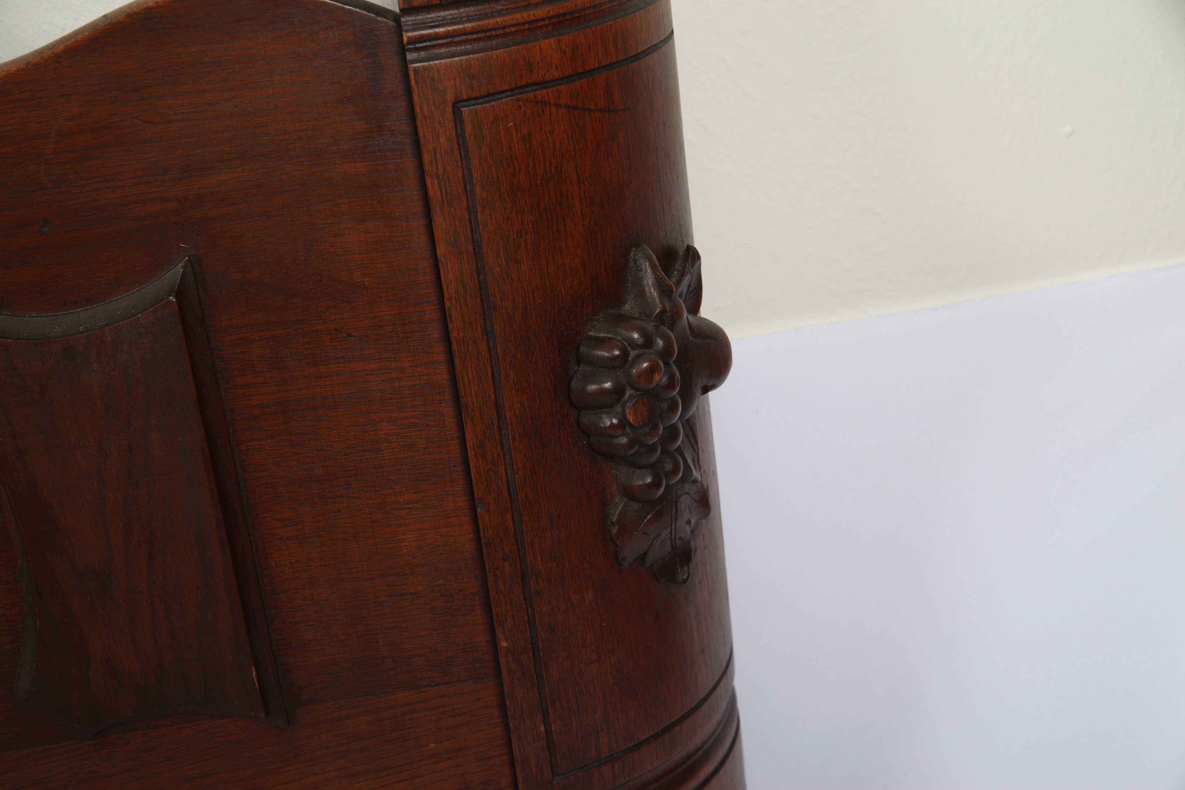 Antique Renaissance Revival Walnut Bed Frame