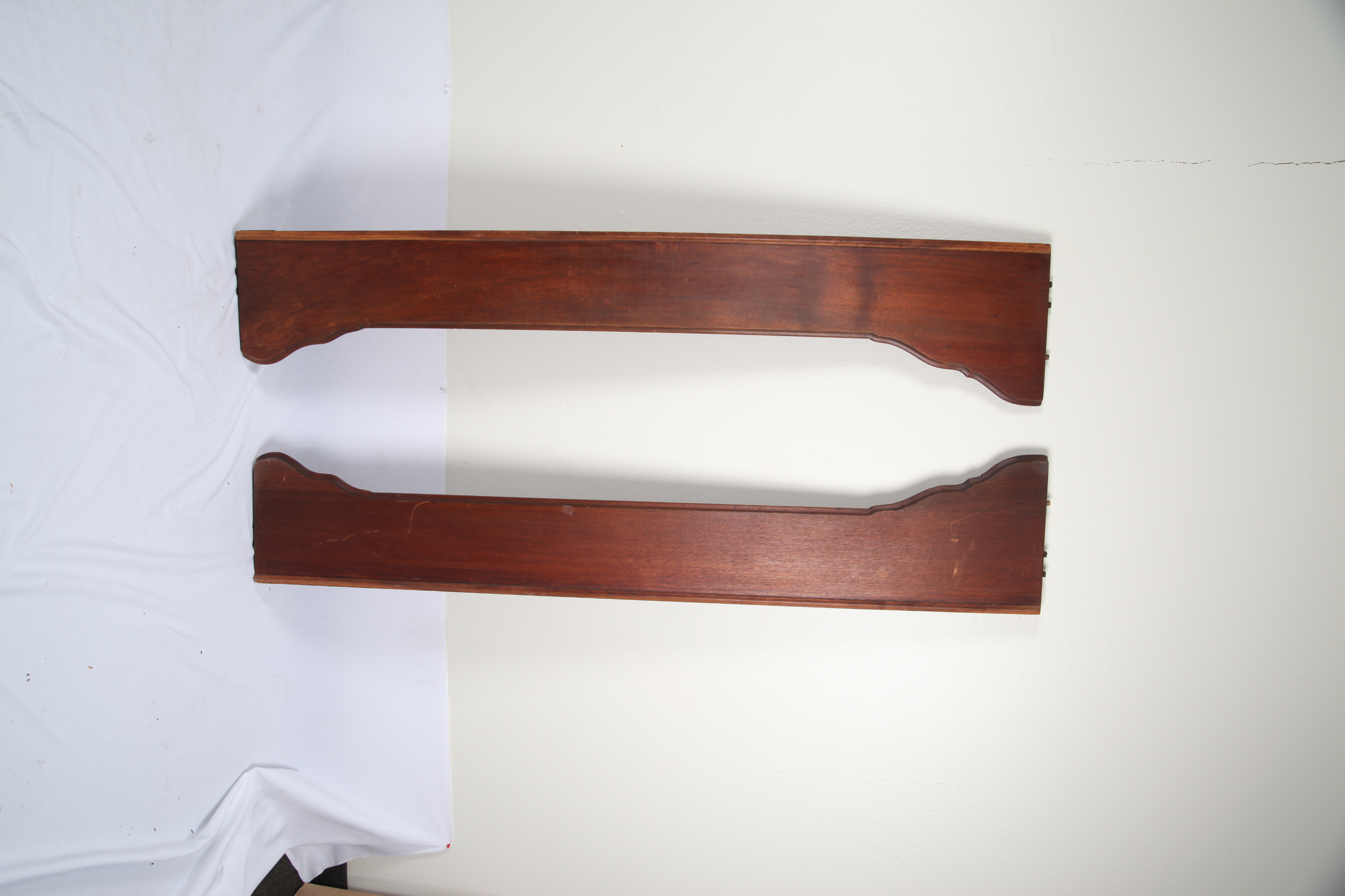 Antique Renaissance Revival Walnut Bed Frame