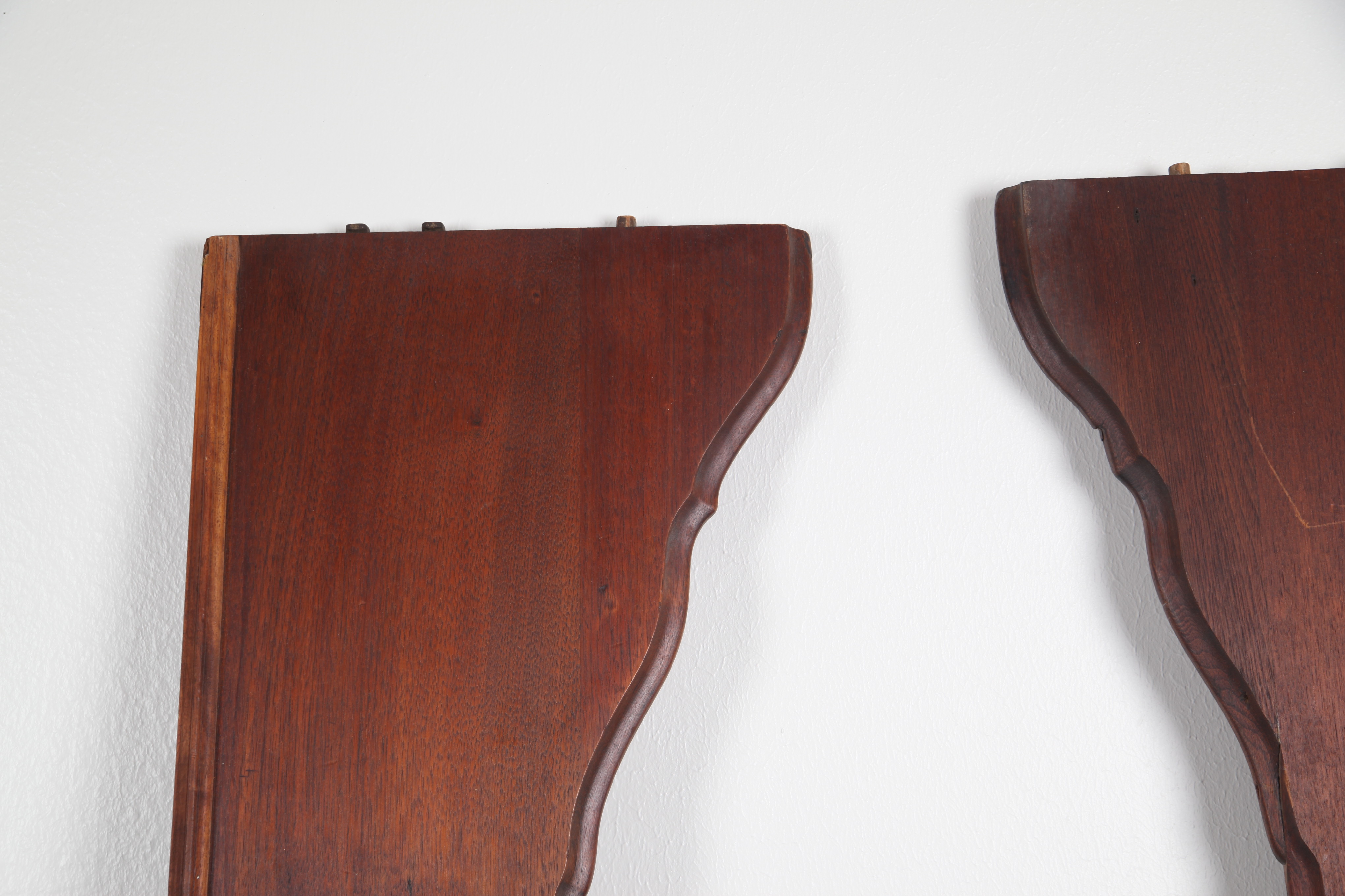 Antique Renaissance Revival Walnut Bed Frame