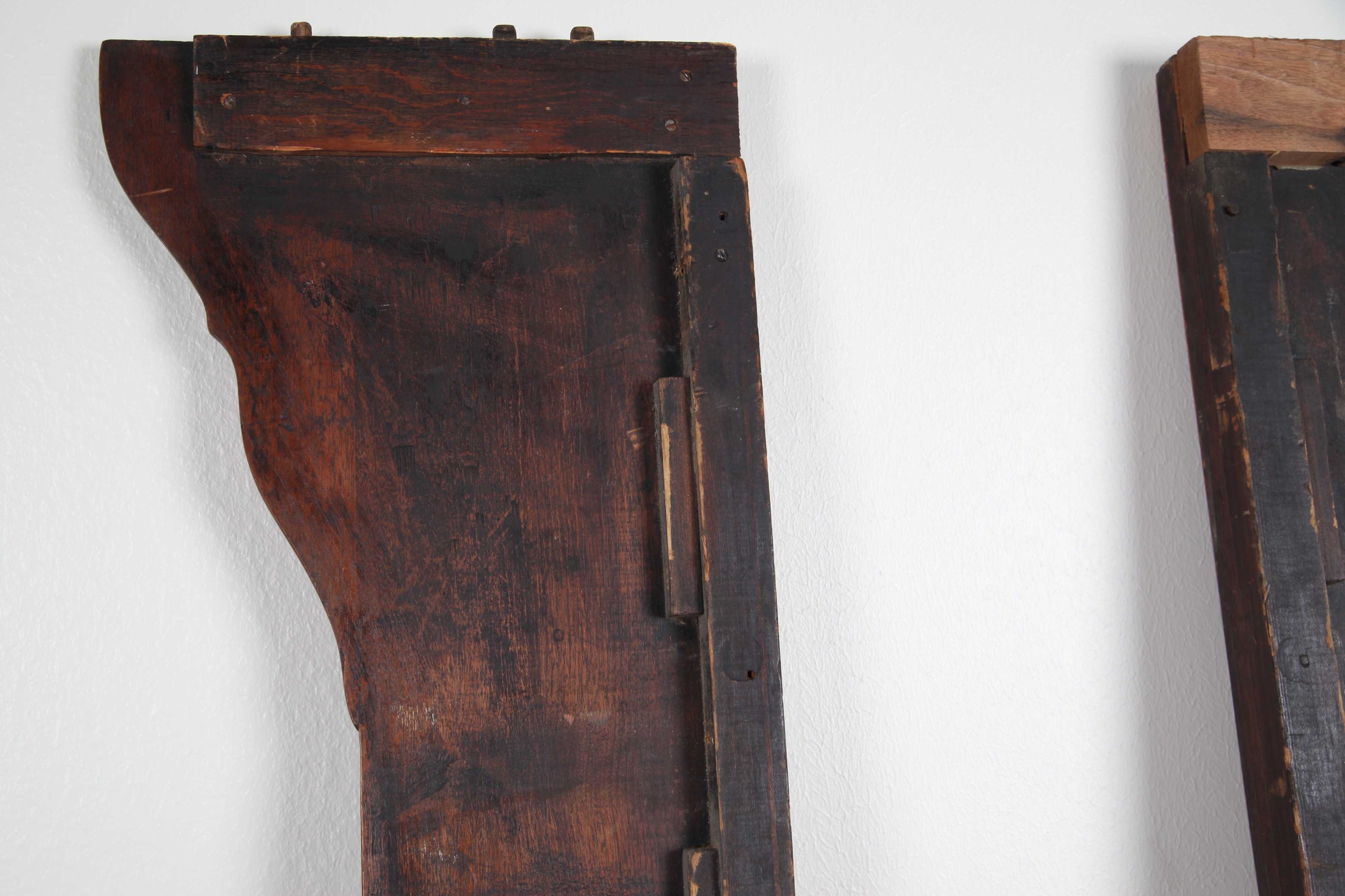 Antique Renaissance Revival Walnut Bed Frame