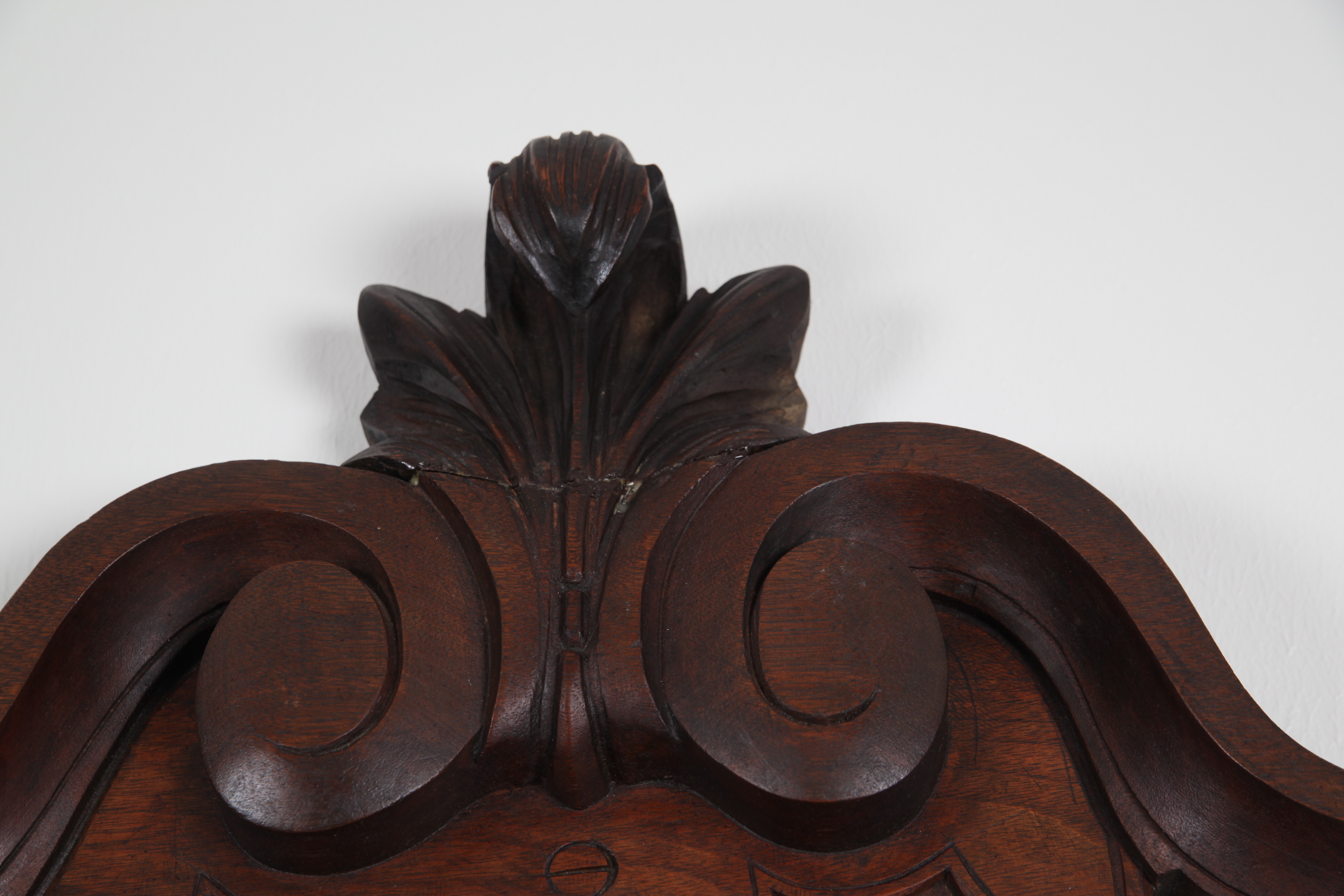 Antique Renaissance Revival Walnut Bed Frame