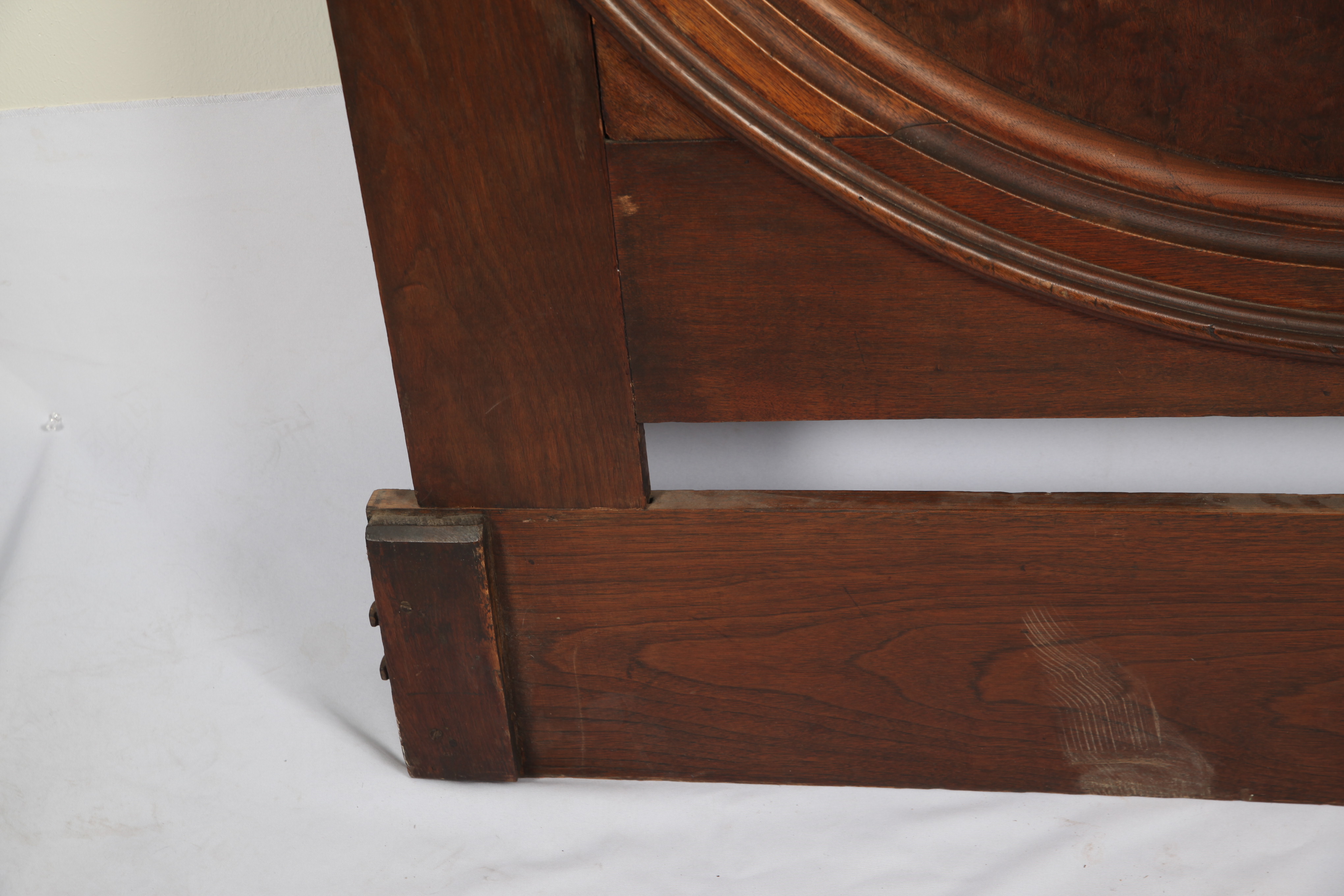 Antique Renaissance Revival Walnut Bed Frame