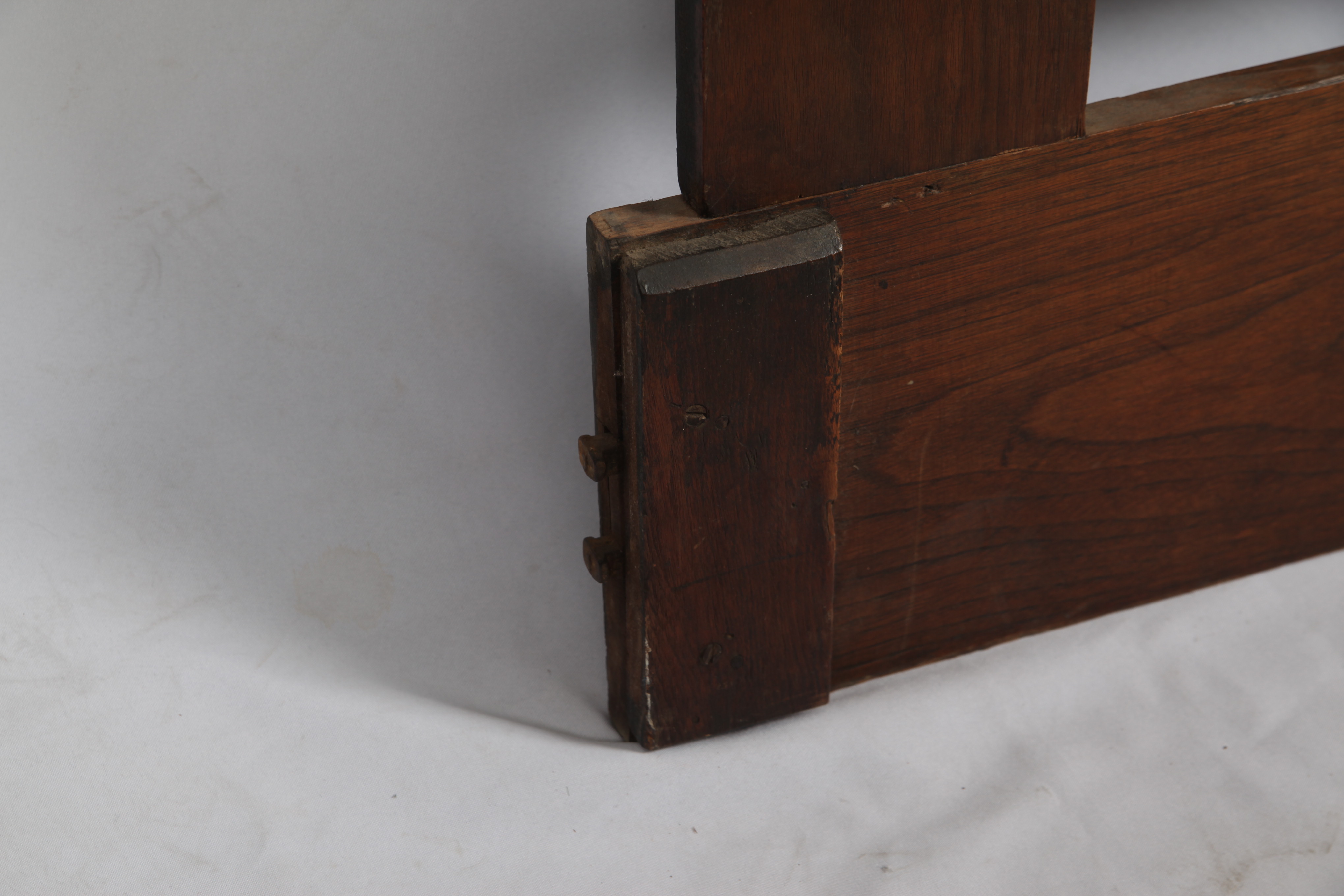 Antique Renaissance Revival Walnut Bed Frame