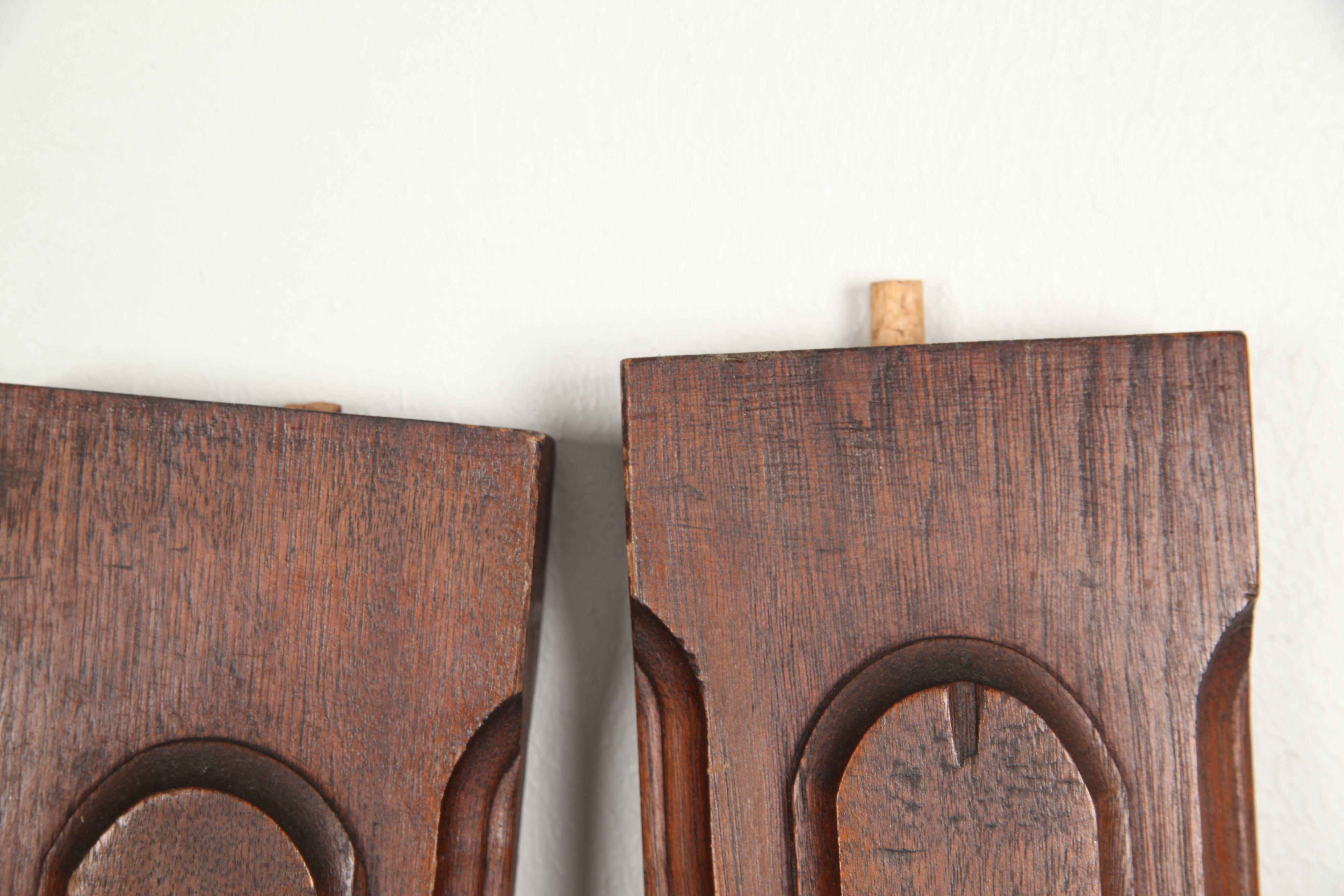 Antique Renaissance Revival Walnut Bed Frame