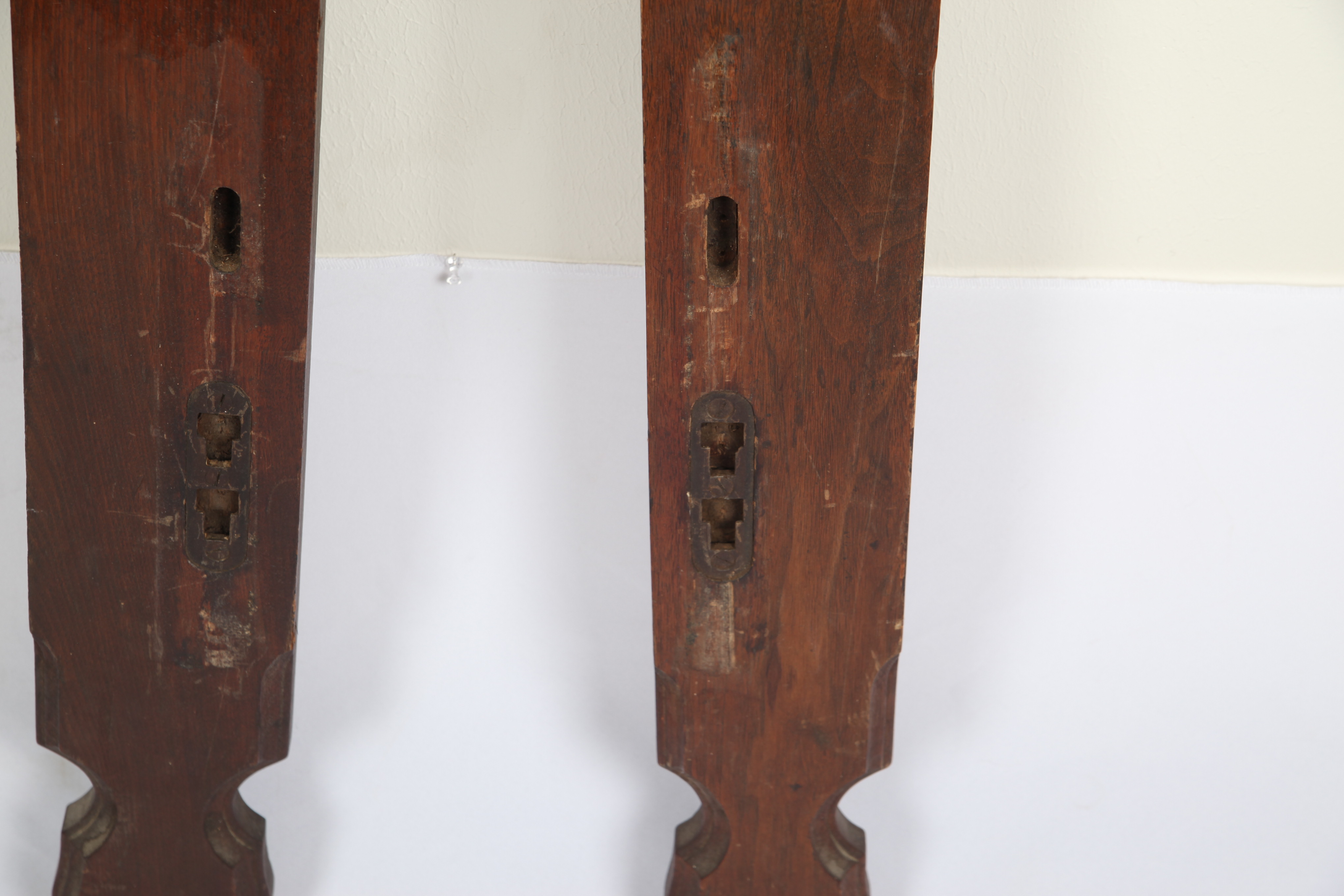 Antique Renaissance Revival Walnut Bed Frame