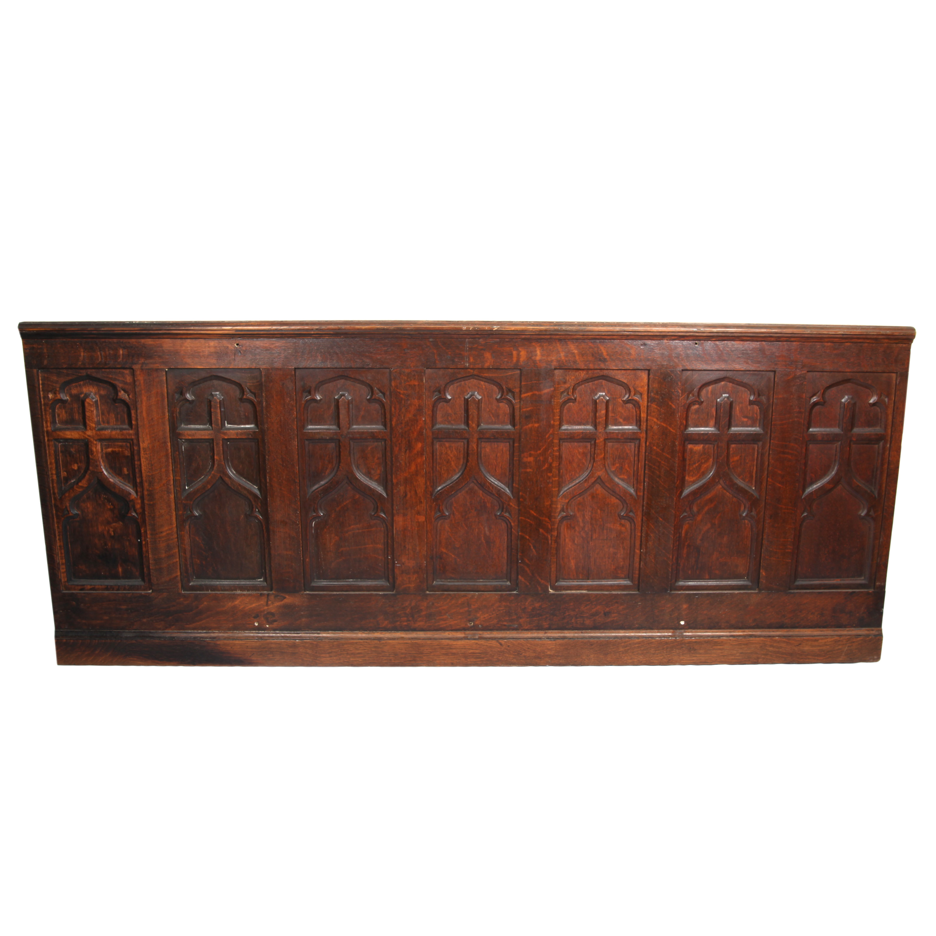 Carved Oak Architectural Panel