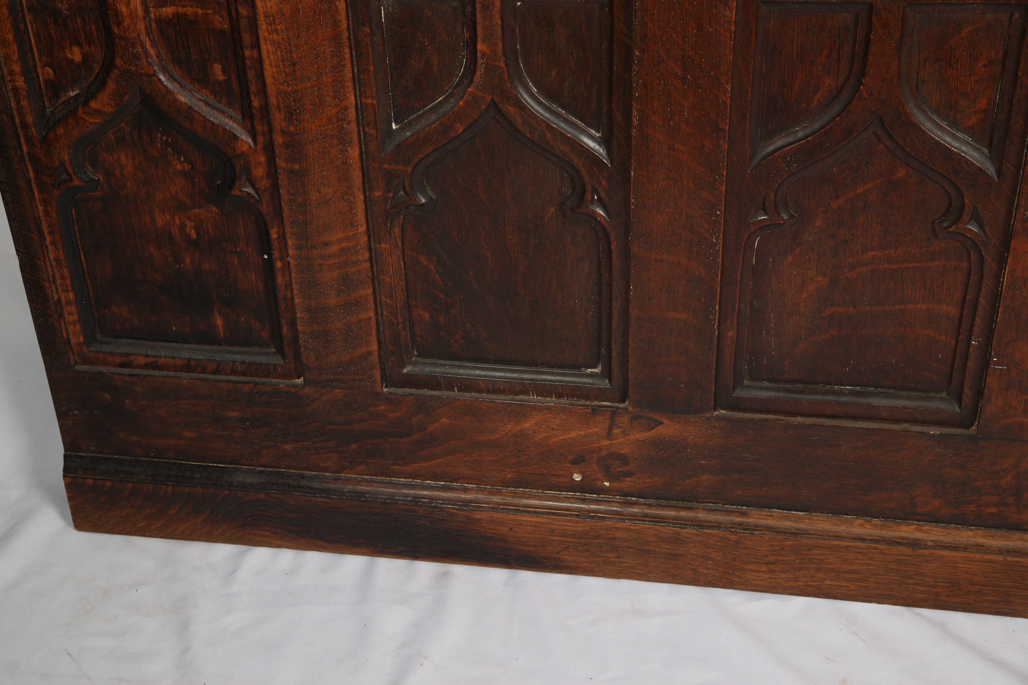 Carved Oak Architectural Panel