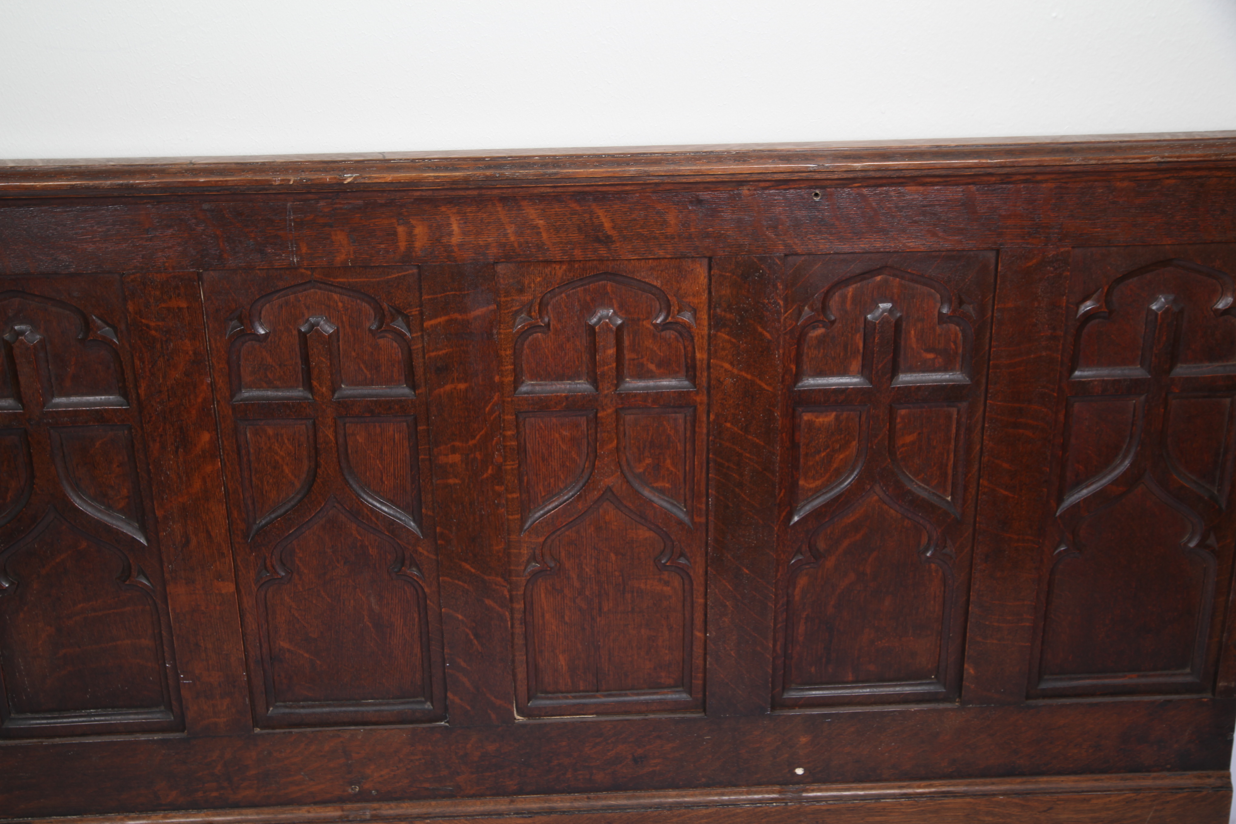 Carved Oak Architectural Panel